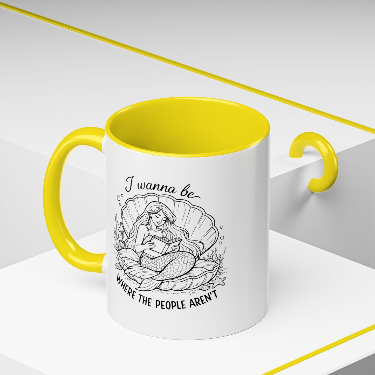 I Wanna Be Where The People Aren’t Accent Coffee Cup (11/15oz)