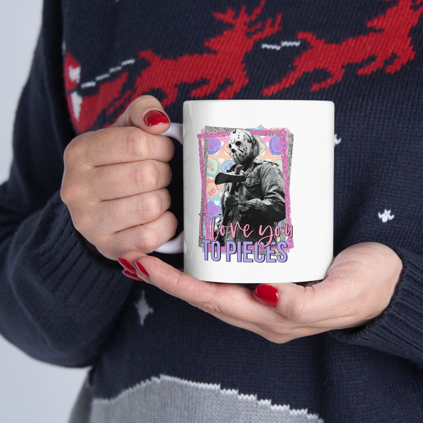 Jason ‘Love You To Pieces’ Ceramic Coffee Mug (11oz, 15oz)