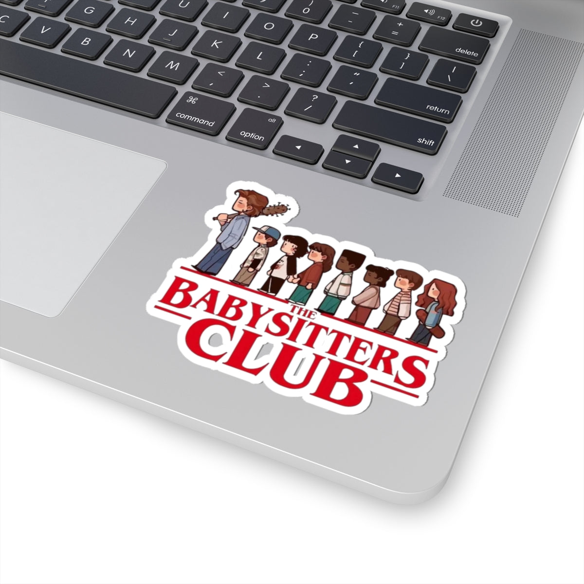 Babysitters Club Stranger Things Sticker — Retro Kids Bookclub Vinyl Kiss-Cut Sticker