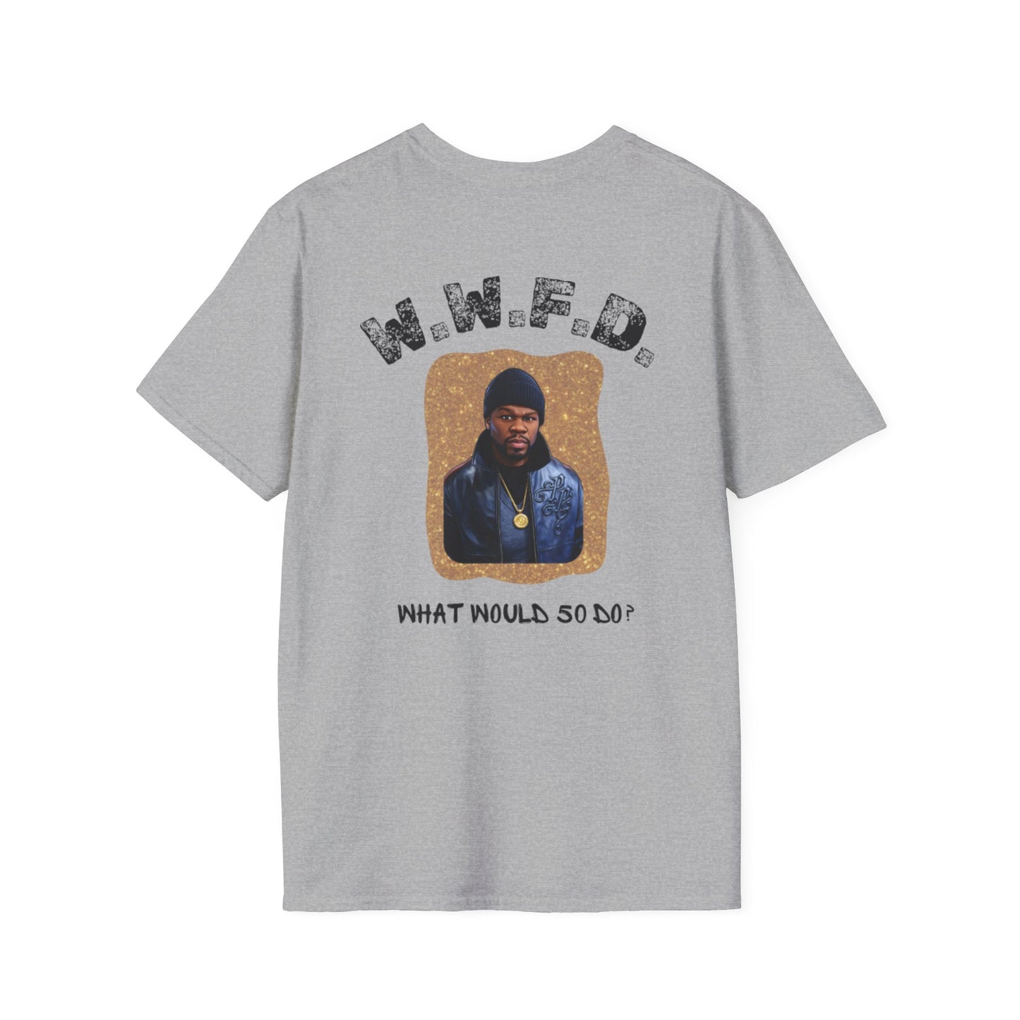 What Would 5O Do? (W.W.F.D.) T-Shirt — Vintage Portrait Graphic Tee