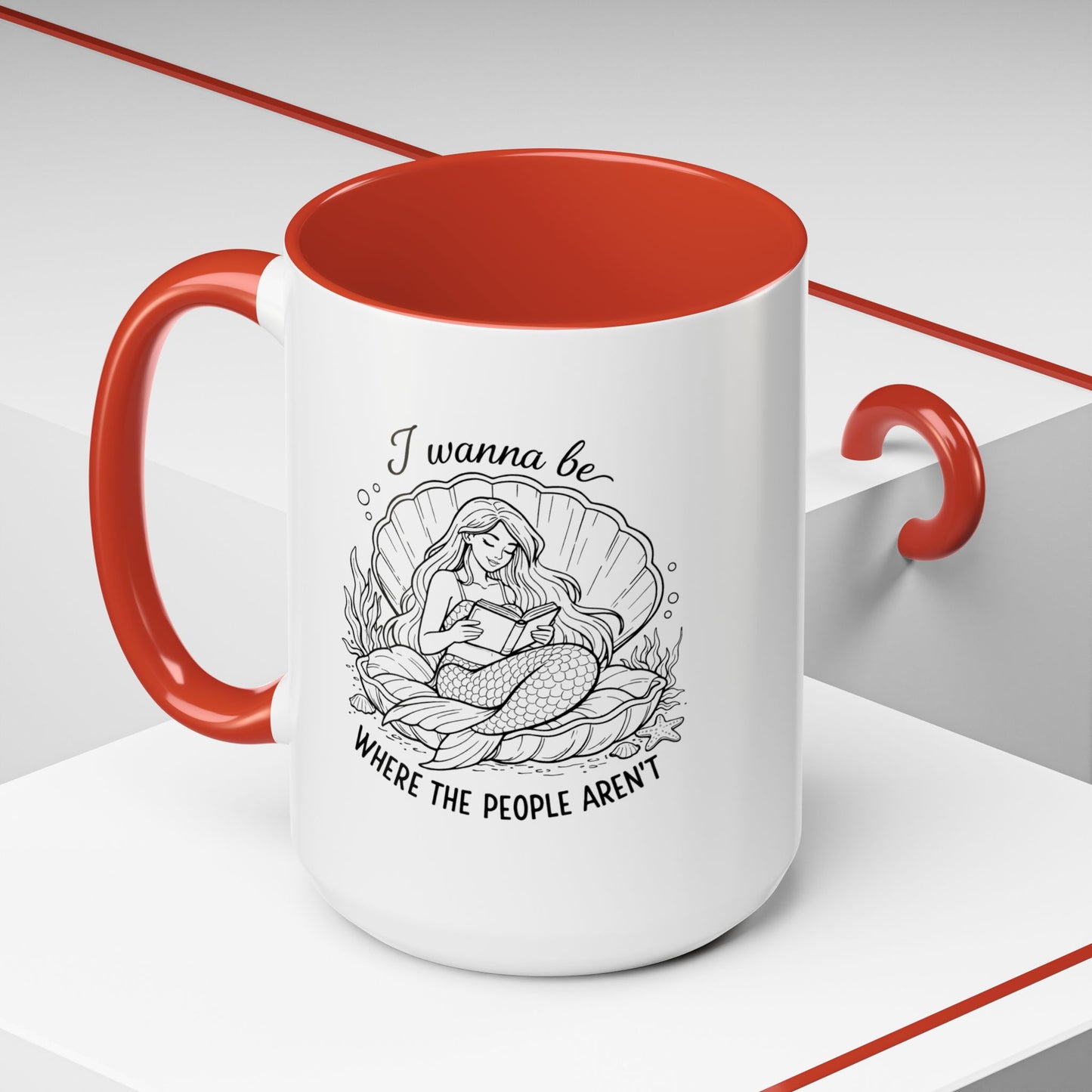 I Wanna Be Where The People Aren’t Accent Coffee Cup (11/15oz)