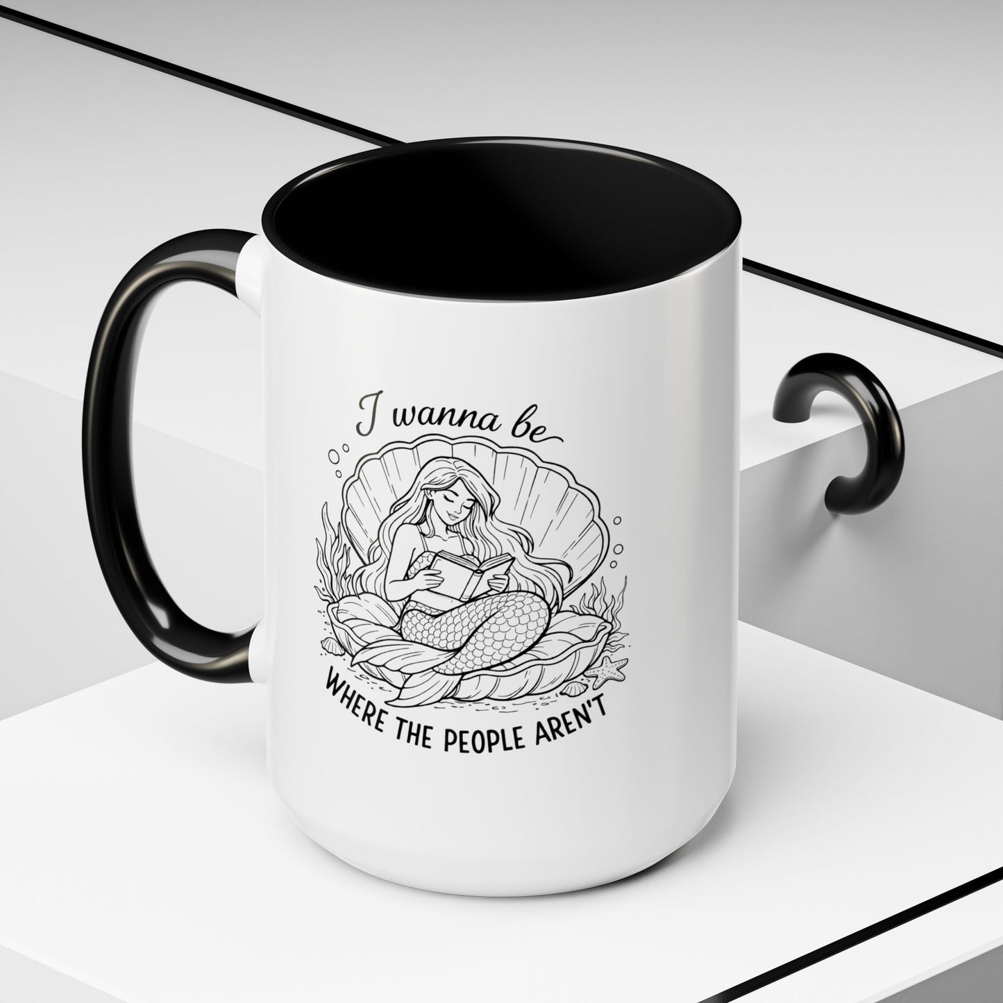 I Wanna Be Where The People Aren’t Accent Coffee Cup (11/15oz)