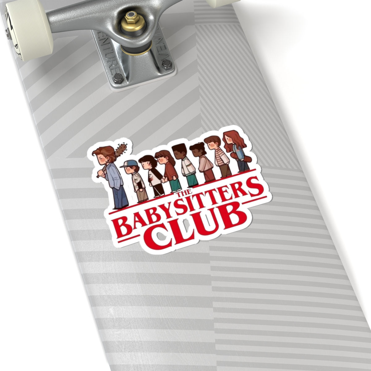 Babysitters Club Stranger Things Sticker — Retro Kids Bookclub Vinyl Kiss-Cut Sticker