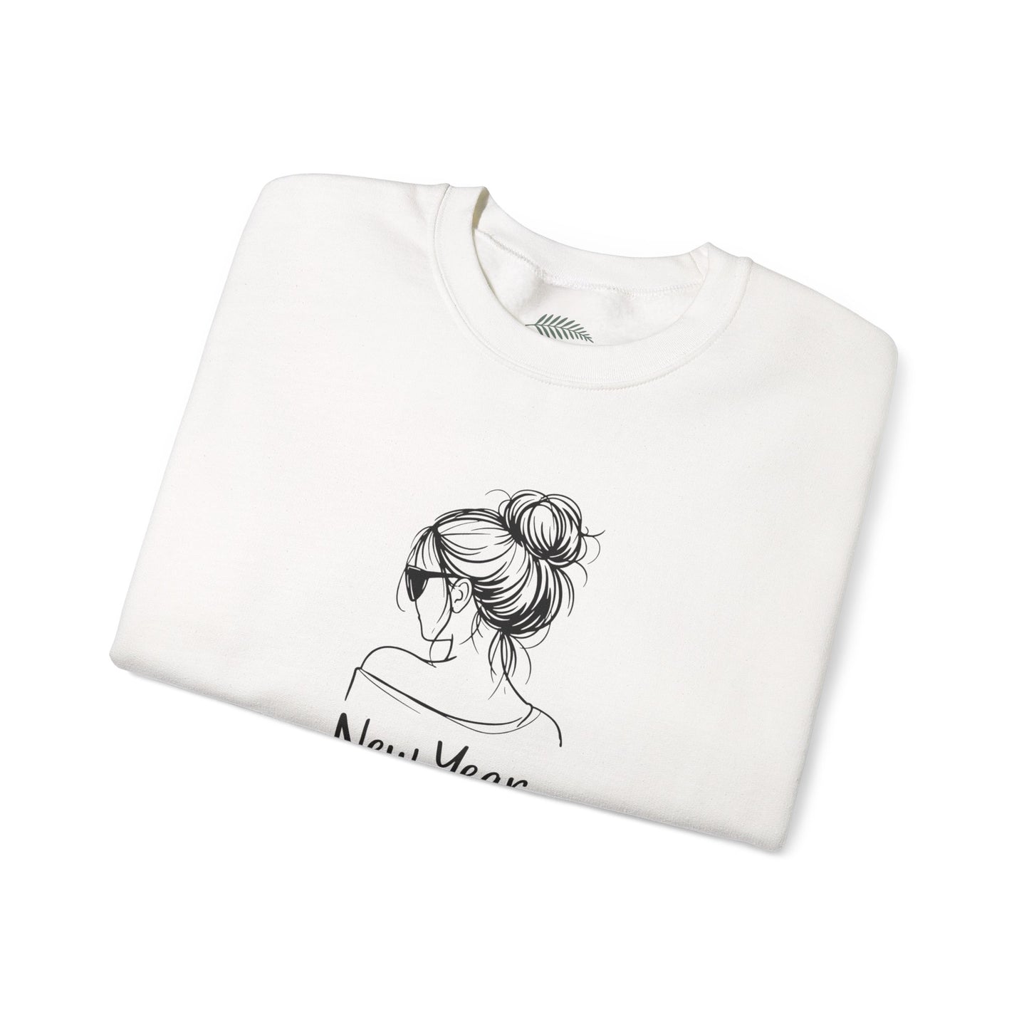 New Year Same Hot Mess Unisex Heavy Blend™ Crewneck Sweatshirt
