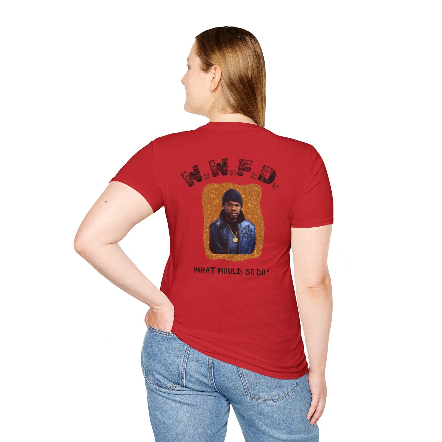 What Would 5O Do? (W.W.F.D.) T-Shirt — Vintage Portrait Graphic Tee