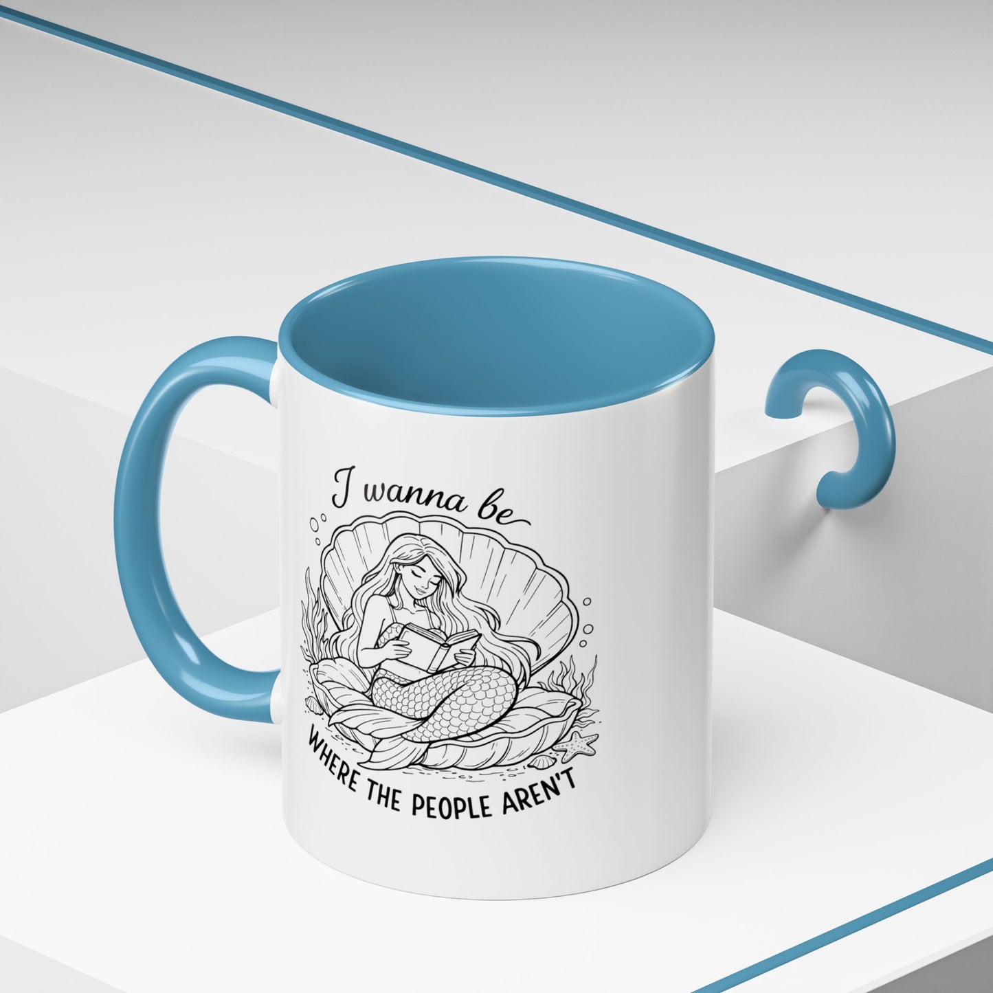 I Wanna Be Where The People Aren’t Accent Coffee Cup (11/15oz)