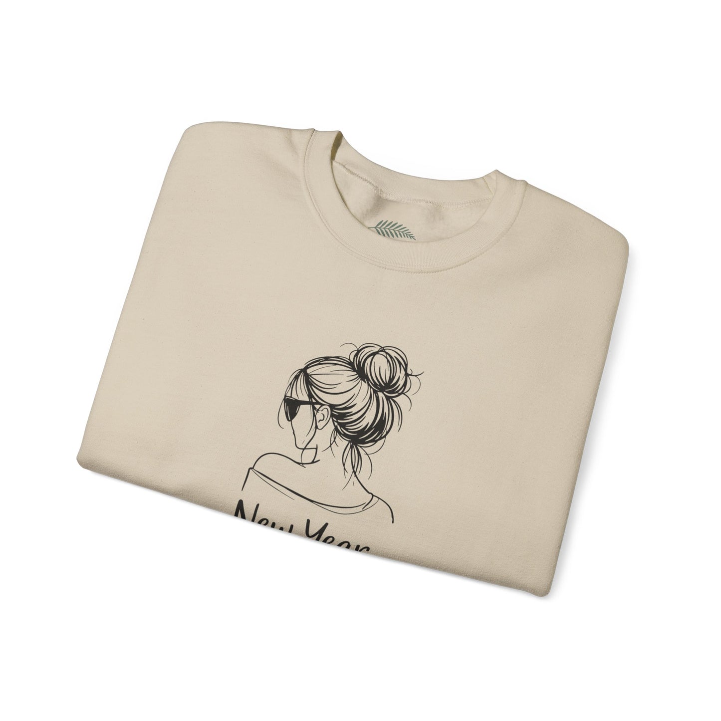New Year Same Hot Mess Unisex Heavy Blend™ Crewneck Sweatshirt