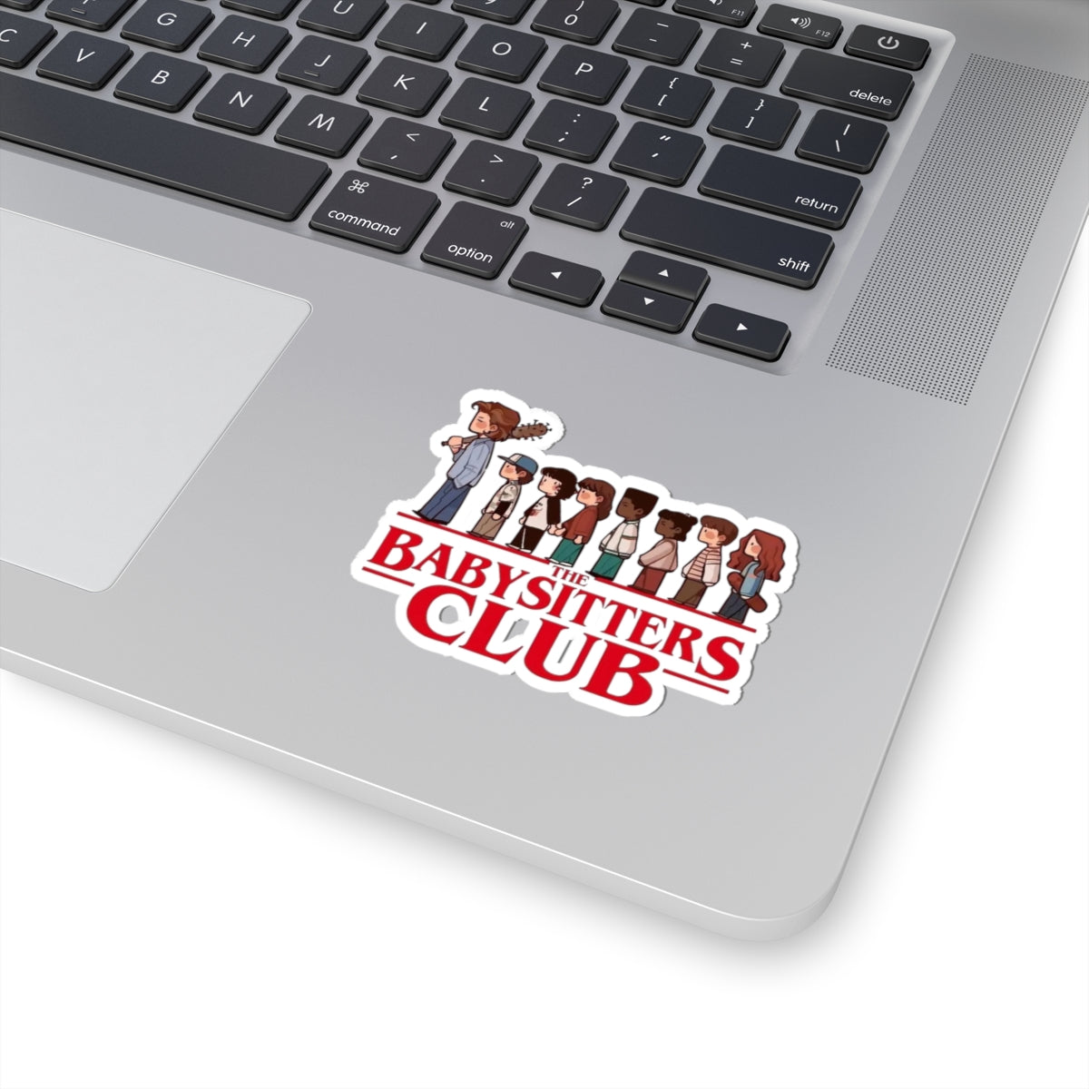 Babysitters Club Stranger Things Sticker — Retro Kids Bookclub Vinyl Kiss-Cut Sticker