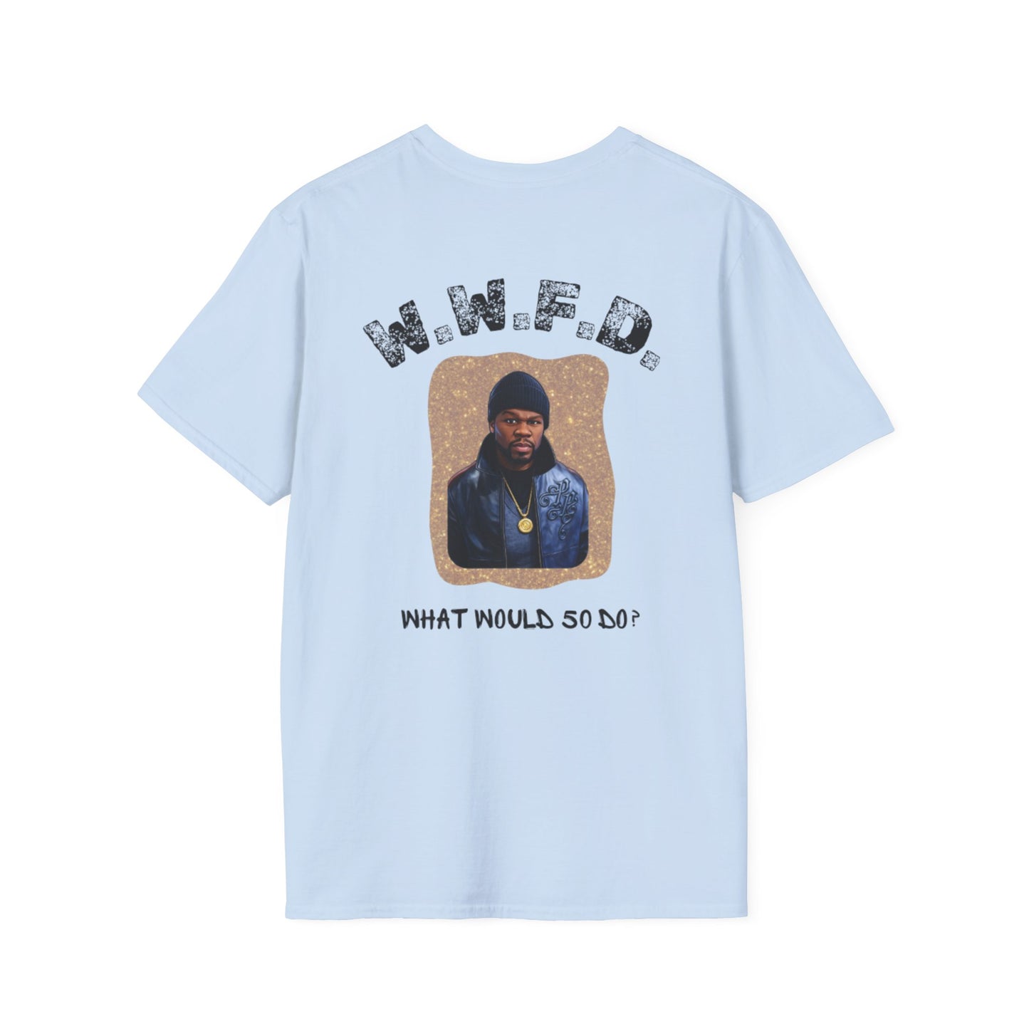 What Would 5O Do? (W.W.F.D.) T-Shirt — Vintage Portrait Graphic Tee