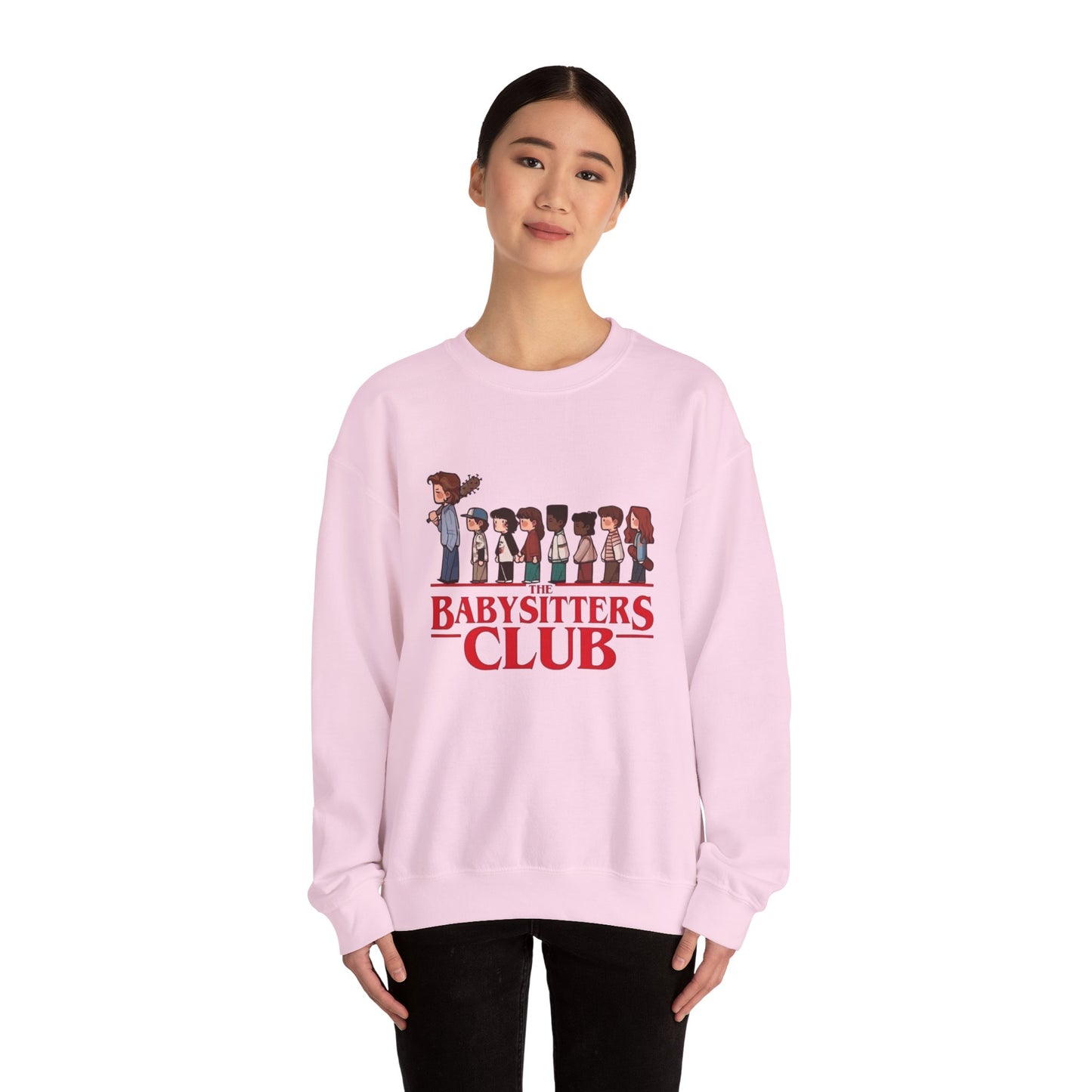 Stranger Things Babysitter’s Club Illustration Unisex Heavy Blend™ Crewneck Sweatshirt