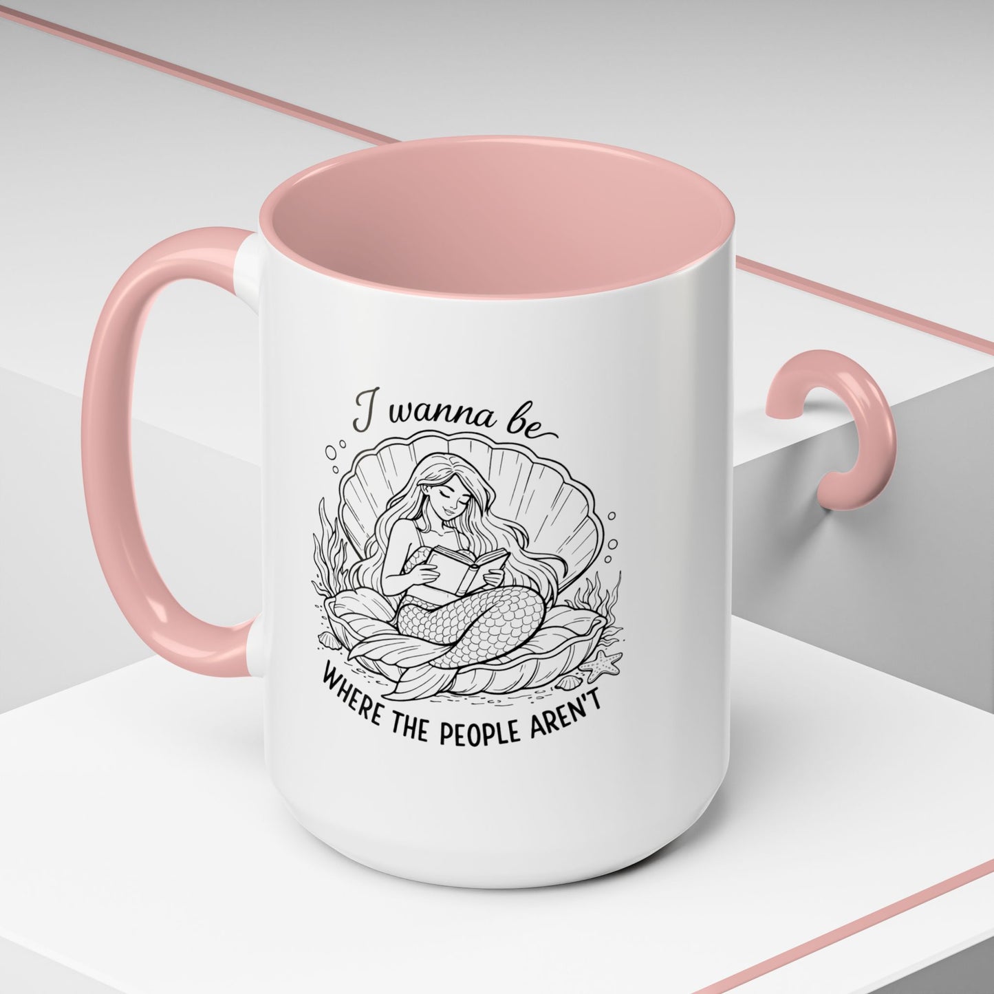 I Wanna Be Where The People Aren’t Accent Coffee Cup (11/15oz)