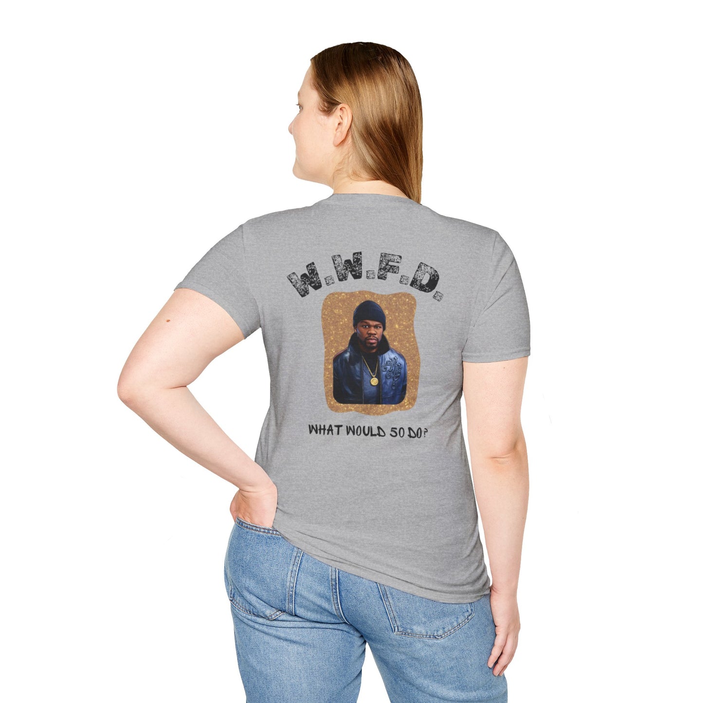 What Would 5O Do? (W.W.F.D.) T-Shirt — Vintage Portrait Graphic Tee