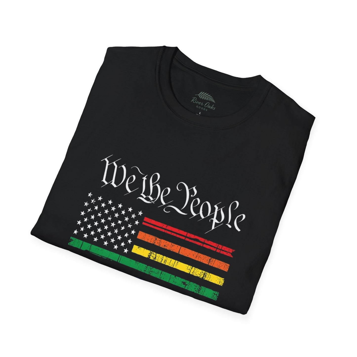 “We The People Means Everyone” Distressed T-Shirt — Rainbow Equality Pride Tee
