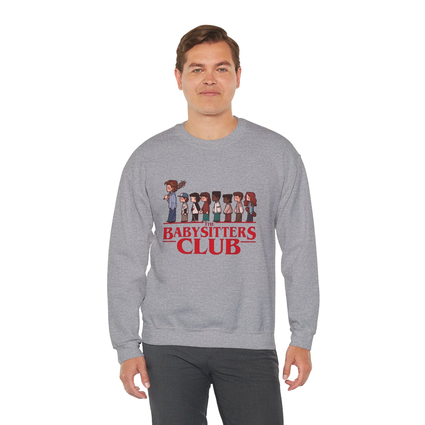 Stranger Things Babysitter’s Club Illustration Unisex Heavy Blend™ Crewneck Sweatshirt