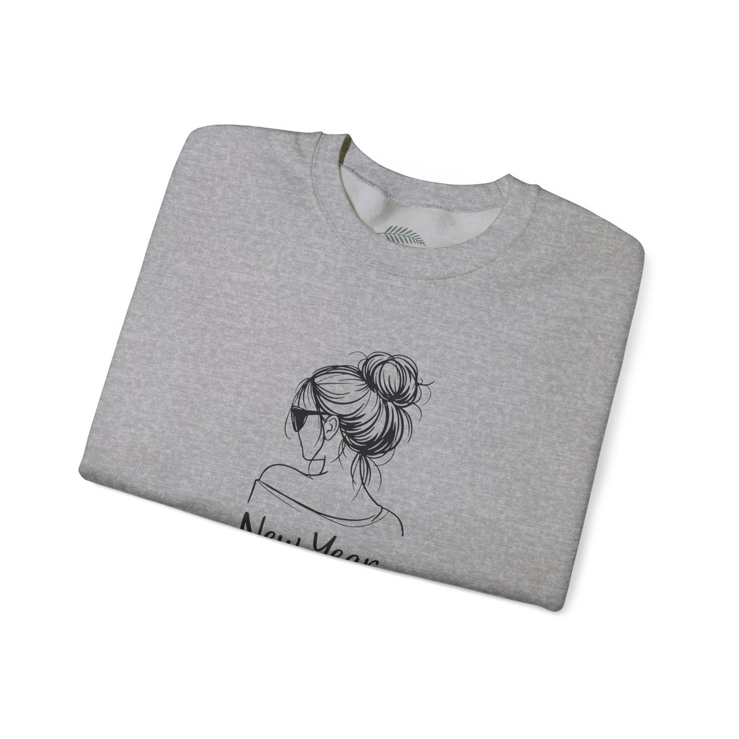 New Year Same Hot Mess Unisex Heavy Blend™ Crewneck Sweatshirt