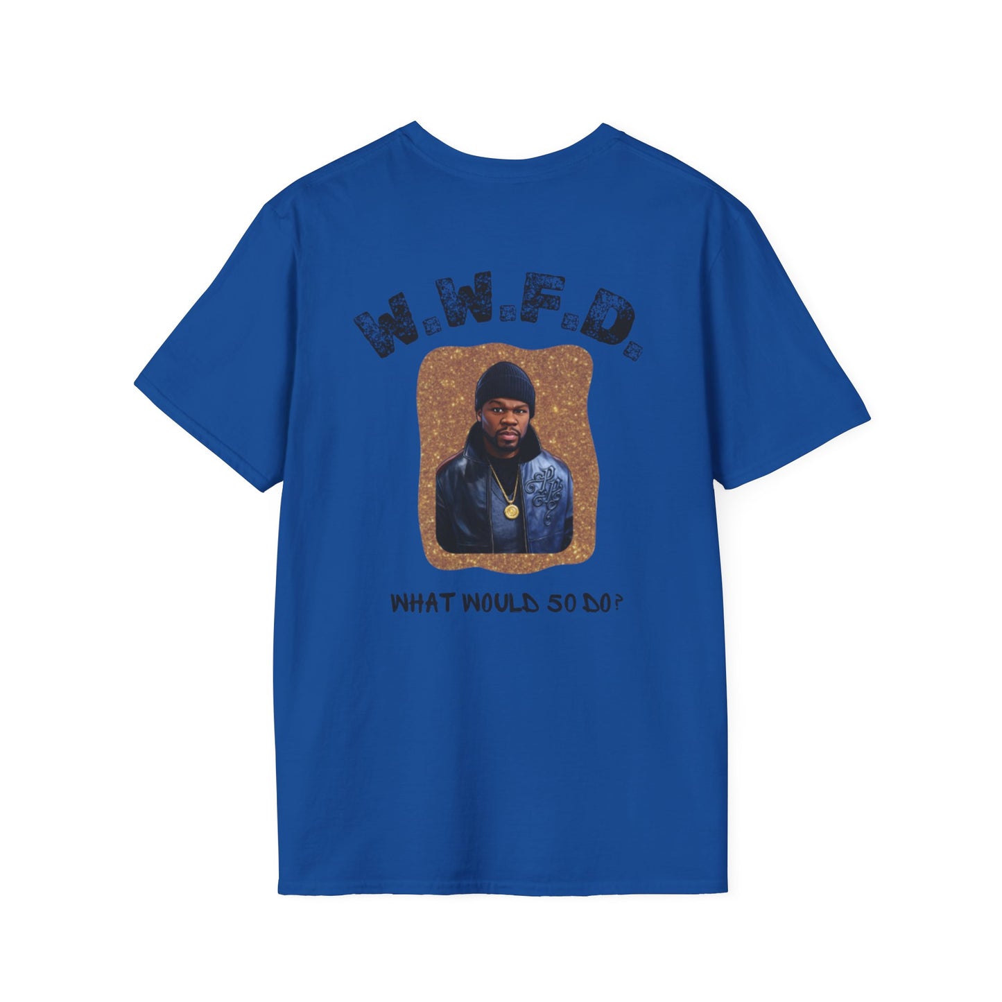 What Would 5O Do? (W.W.F.D.) T-Shirt — Vintage Portrait Graphic Tee