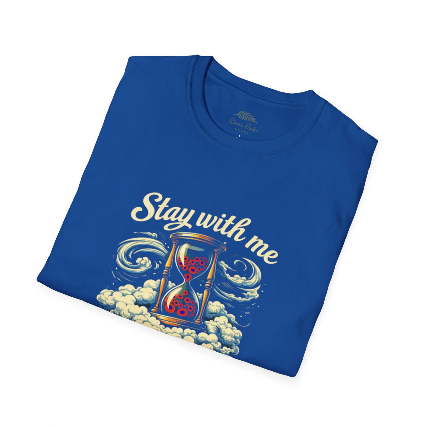 "Stay with Me ‘Til Time Turns Over" Retro Silver Cloud Hourglass Donut Graphic Phish T-Shirt