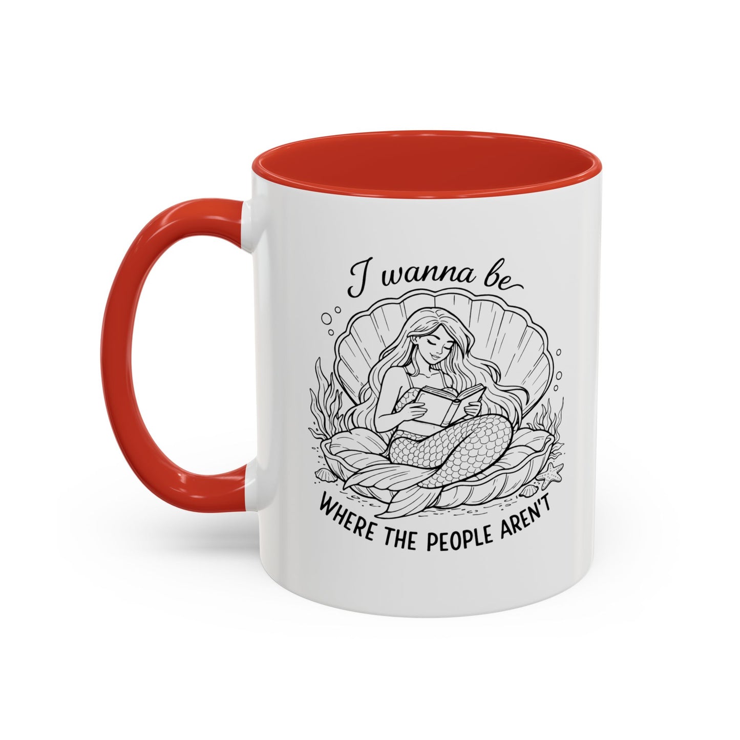 I Wanna Be Where The People Aren’t Accent Coffee Cup (11/15oz)