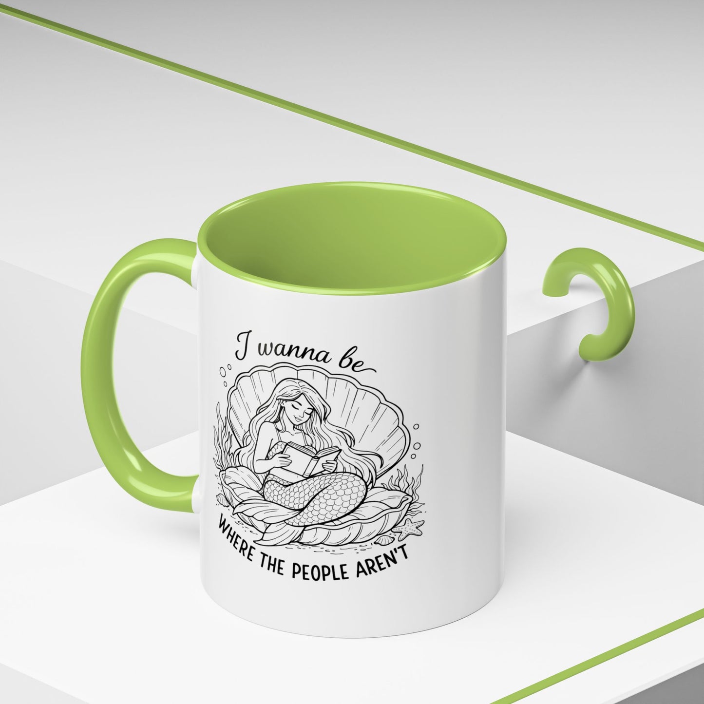 I Wanna Be Where The People Aren’t Accent Coffee Cup (11/15oz)