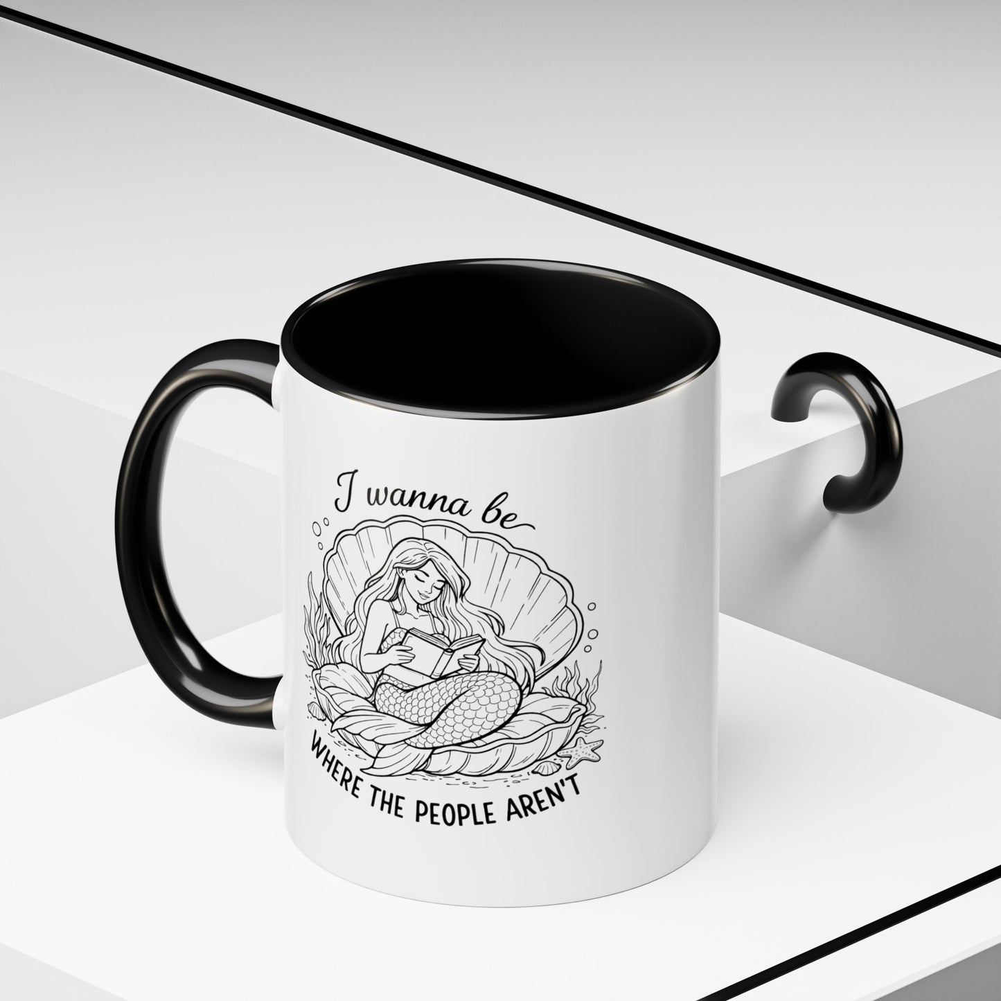 I Wanna Be Where The People Aren’t Accent Coffee Cup (11/15oz)