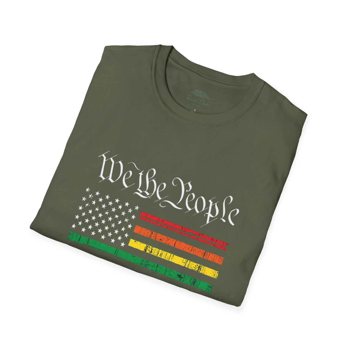 “We The People Means Everyone” Distressed T-Shirt — Rainbow Equality Pride Tee