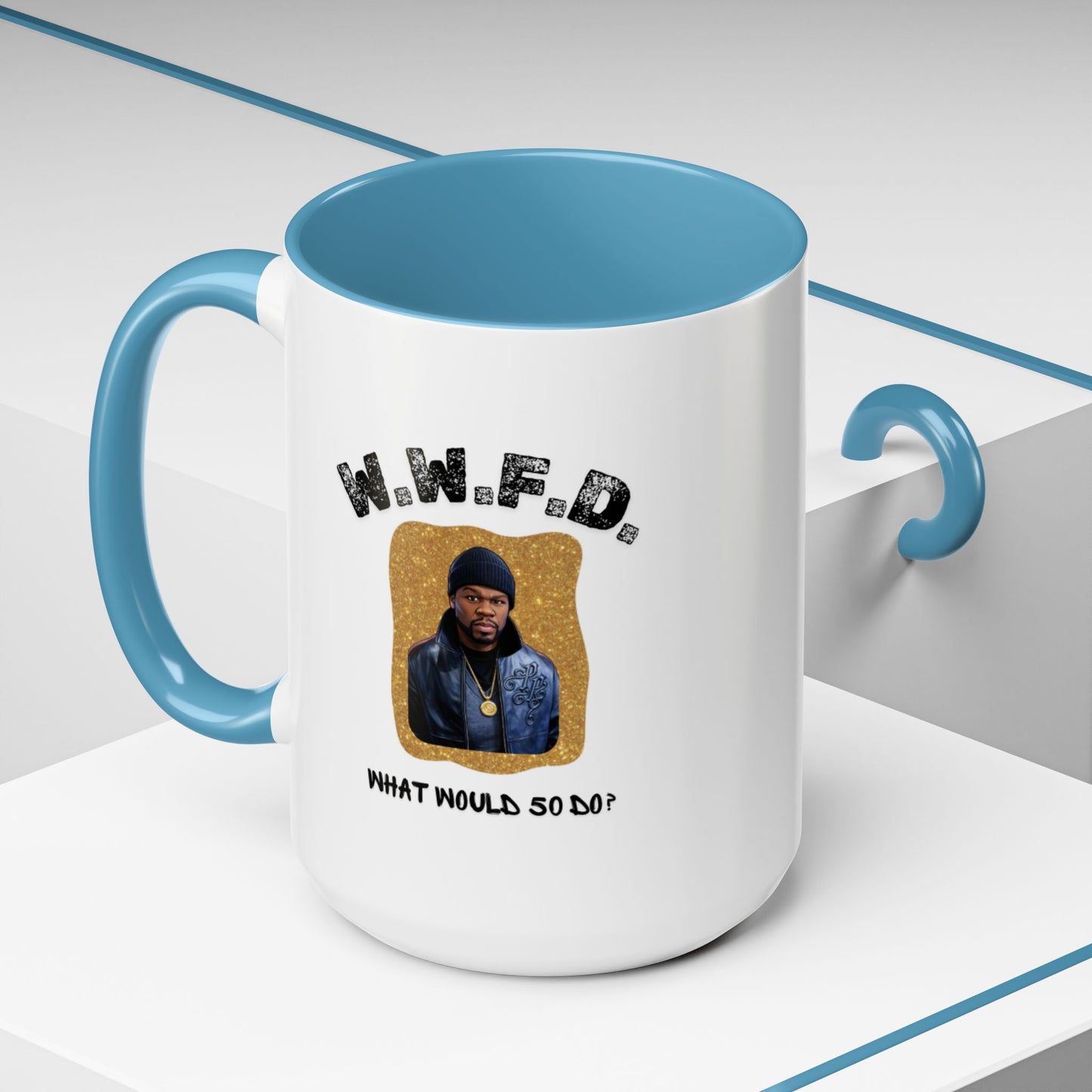 WWFD 50 Cent Coffee Accent Mug (11/15 oz)