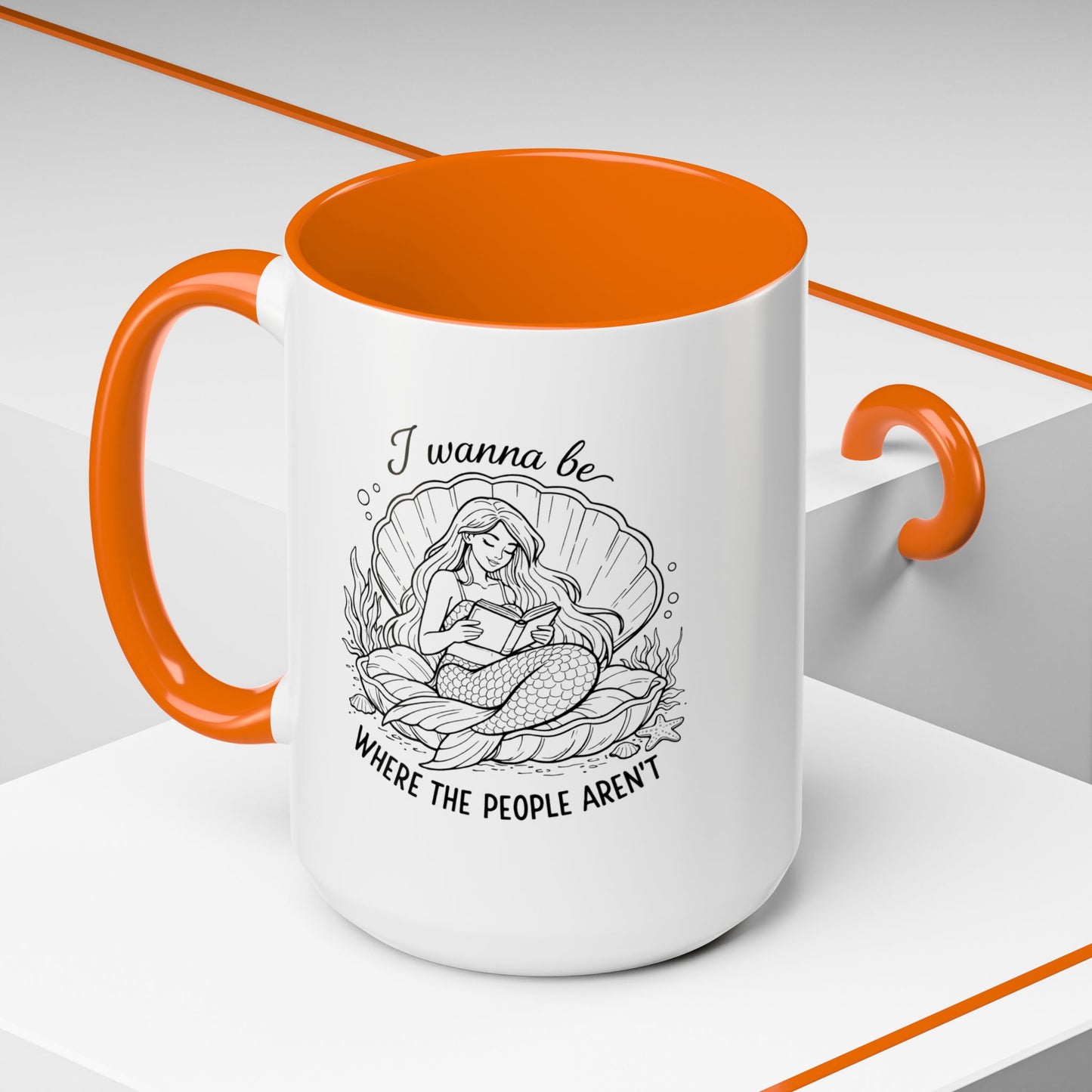 I Wanna Be Where The People Aren’t Accent Coffee Cup (11/15oz)