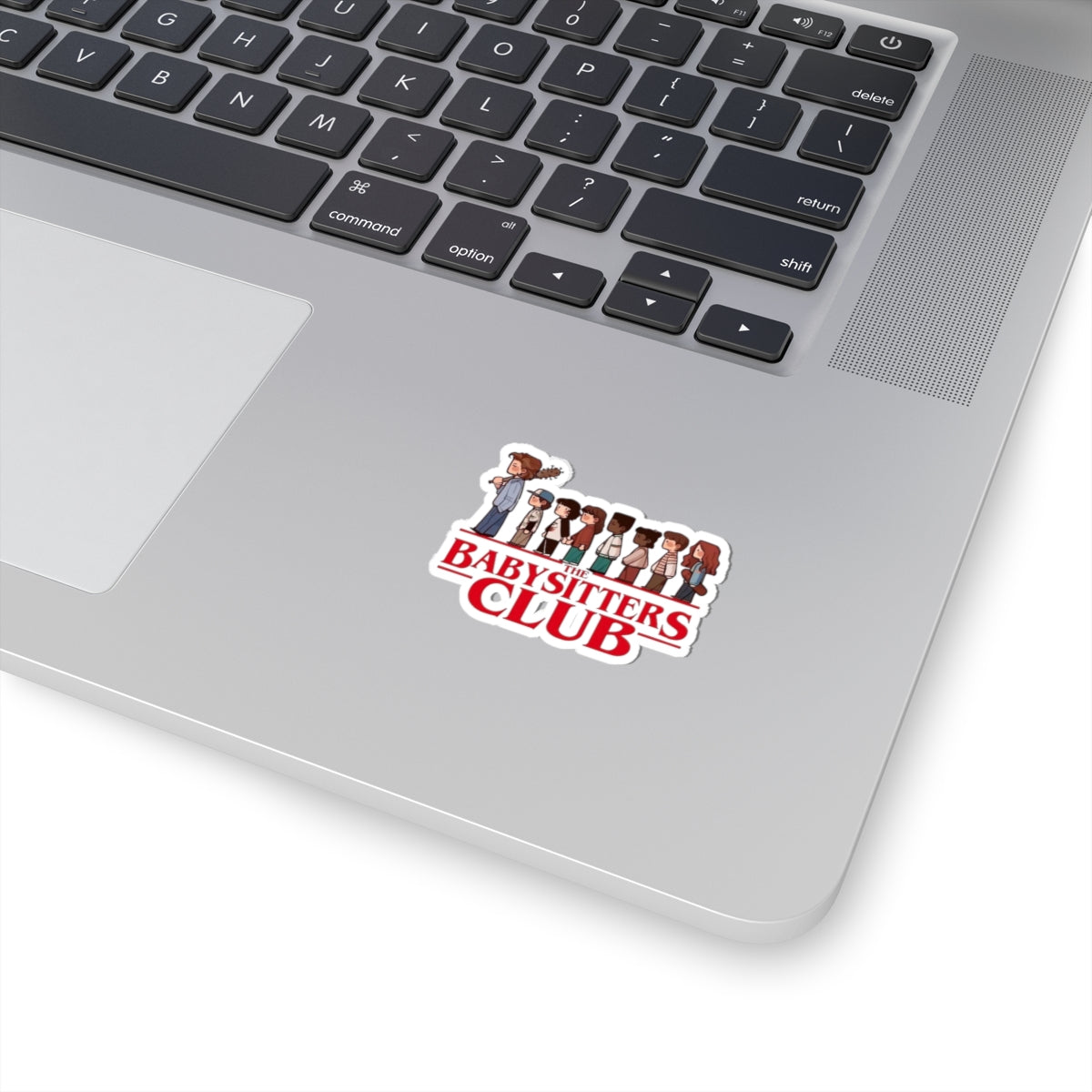 Babysitters Club Stranger Things Sticker — Retro Kids Bookclub Vinyl Kiss-Cut Sticker