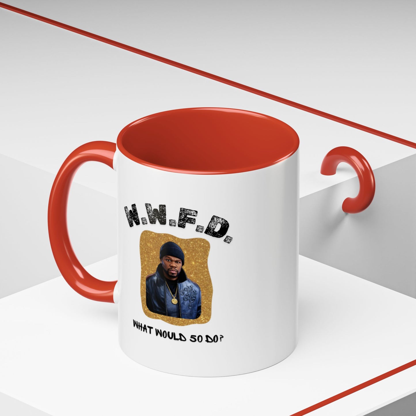 WWFD 50 Cent Coffee Accent Mug (11/15 oz)