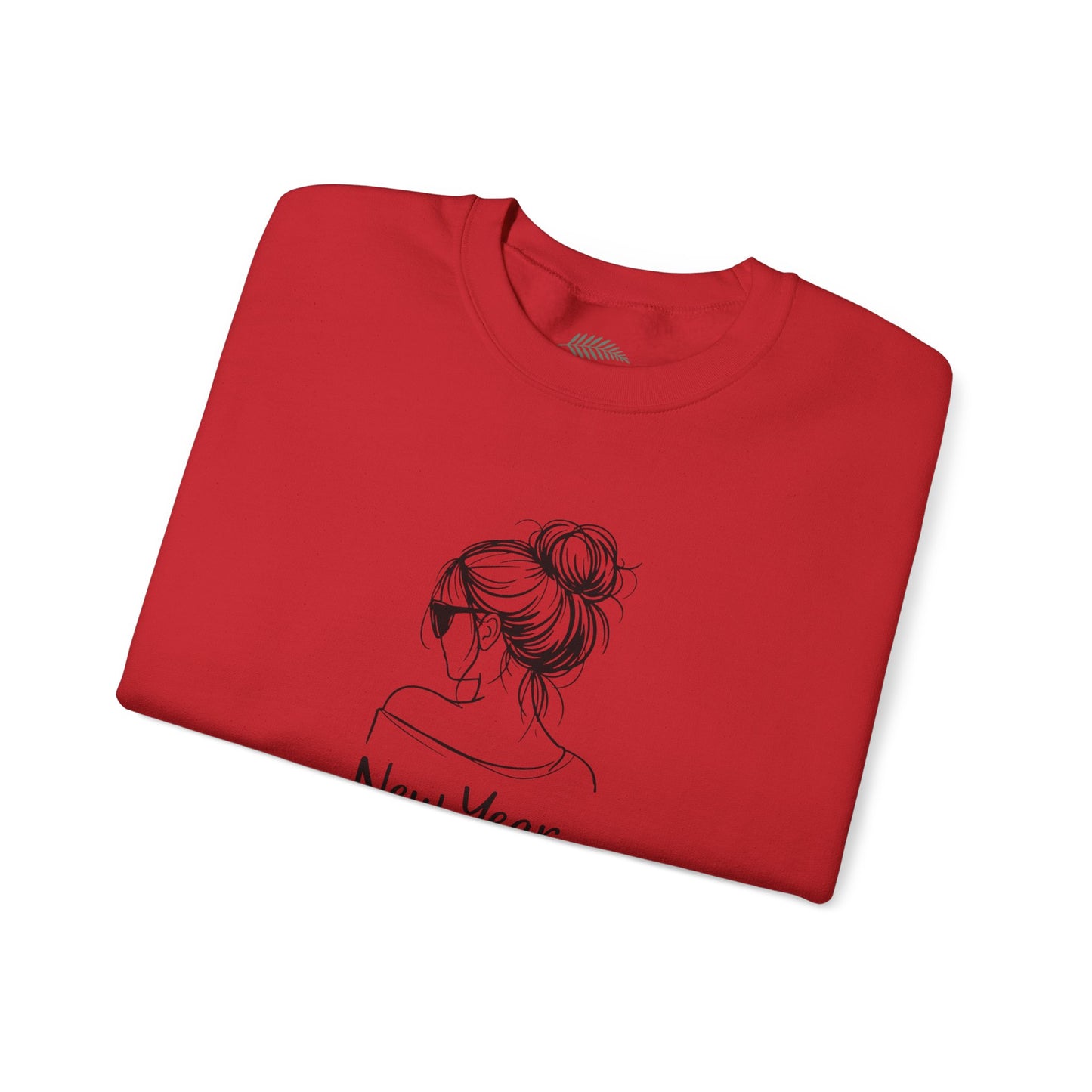 New Year Same Hot Mess Unisex Heavy Blend™ Crewneck Sweatshirt