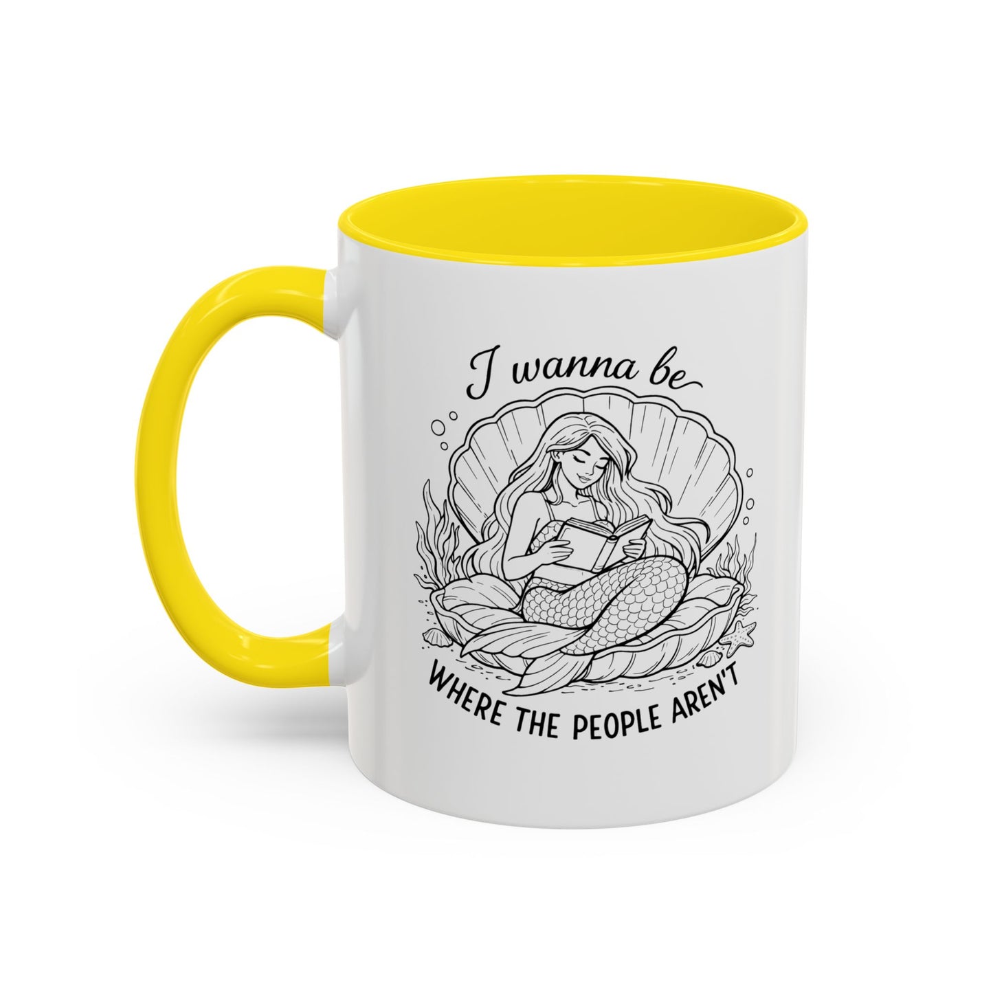I Wanna Be Where The People Aren’t Accent Coffee Cup (11/15oz)