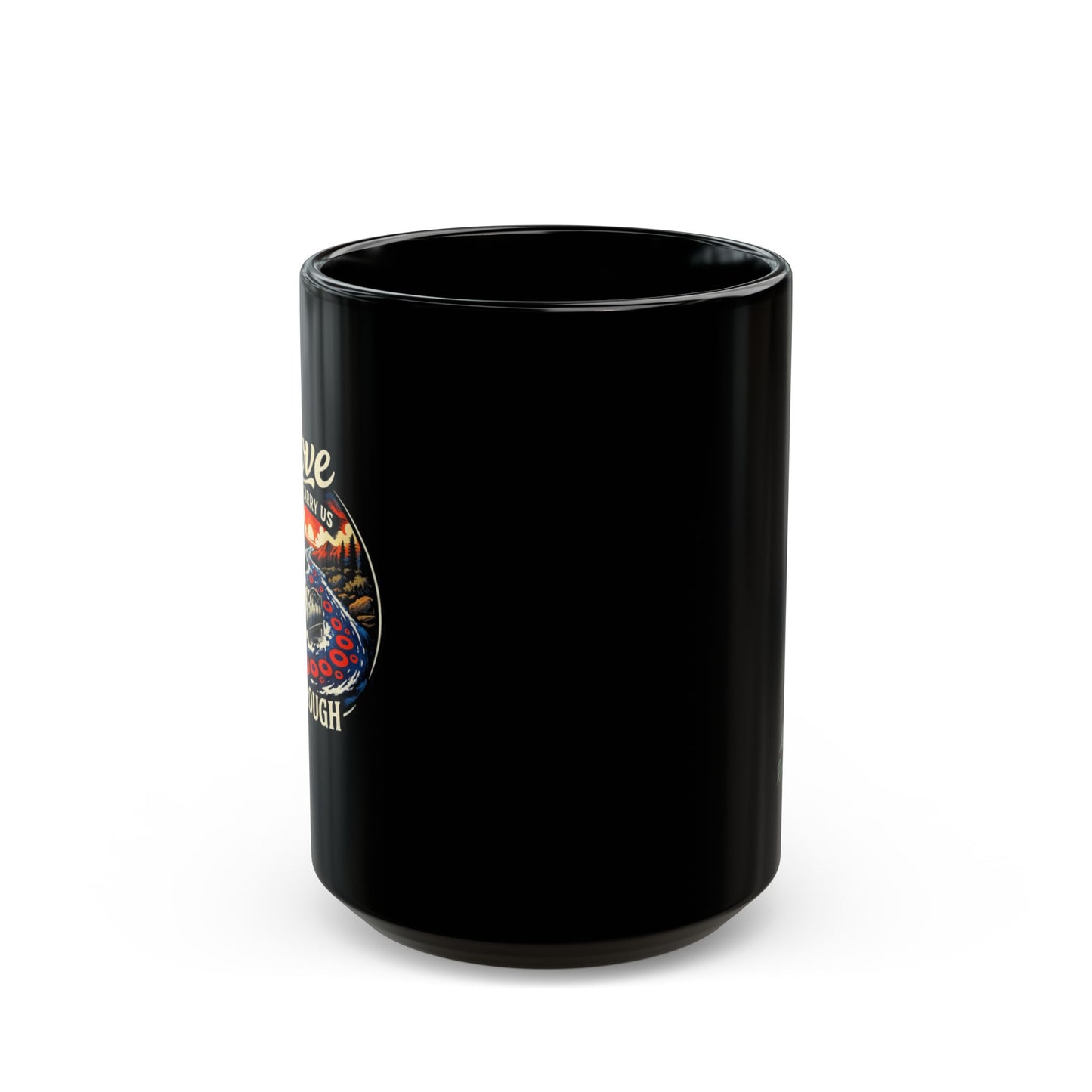 Phish Drift “Love Will Carry Us Through” Black Coffee Mug (11oz/15oz)