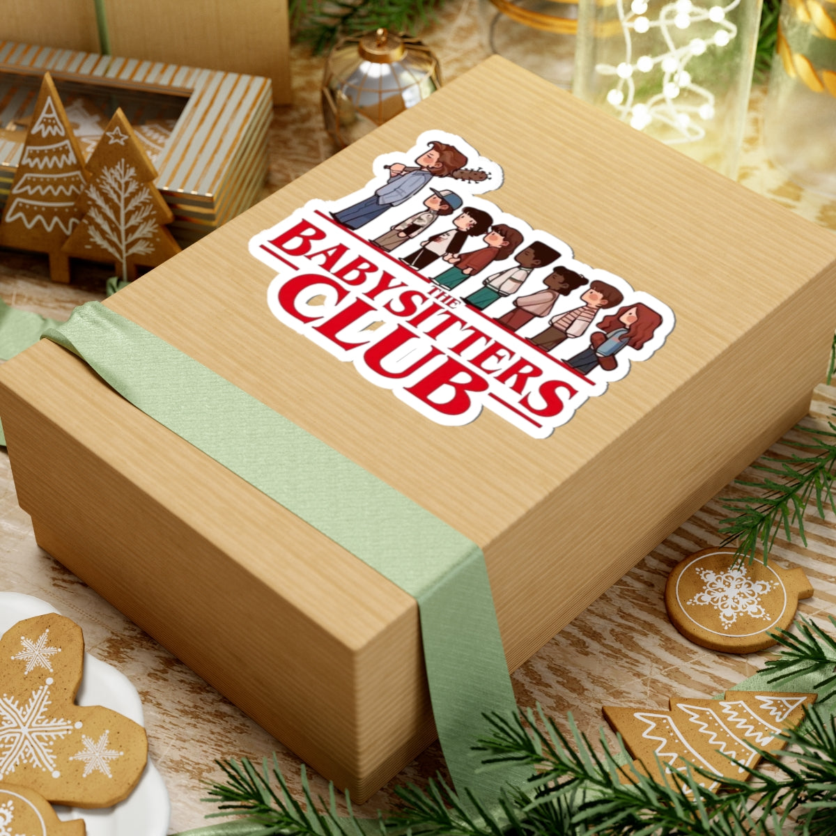 Babysitters Club Stranger Things Sticker — Retro Kids Bookclub Vinyl Kiss-Cut Sticker
