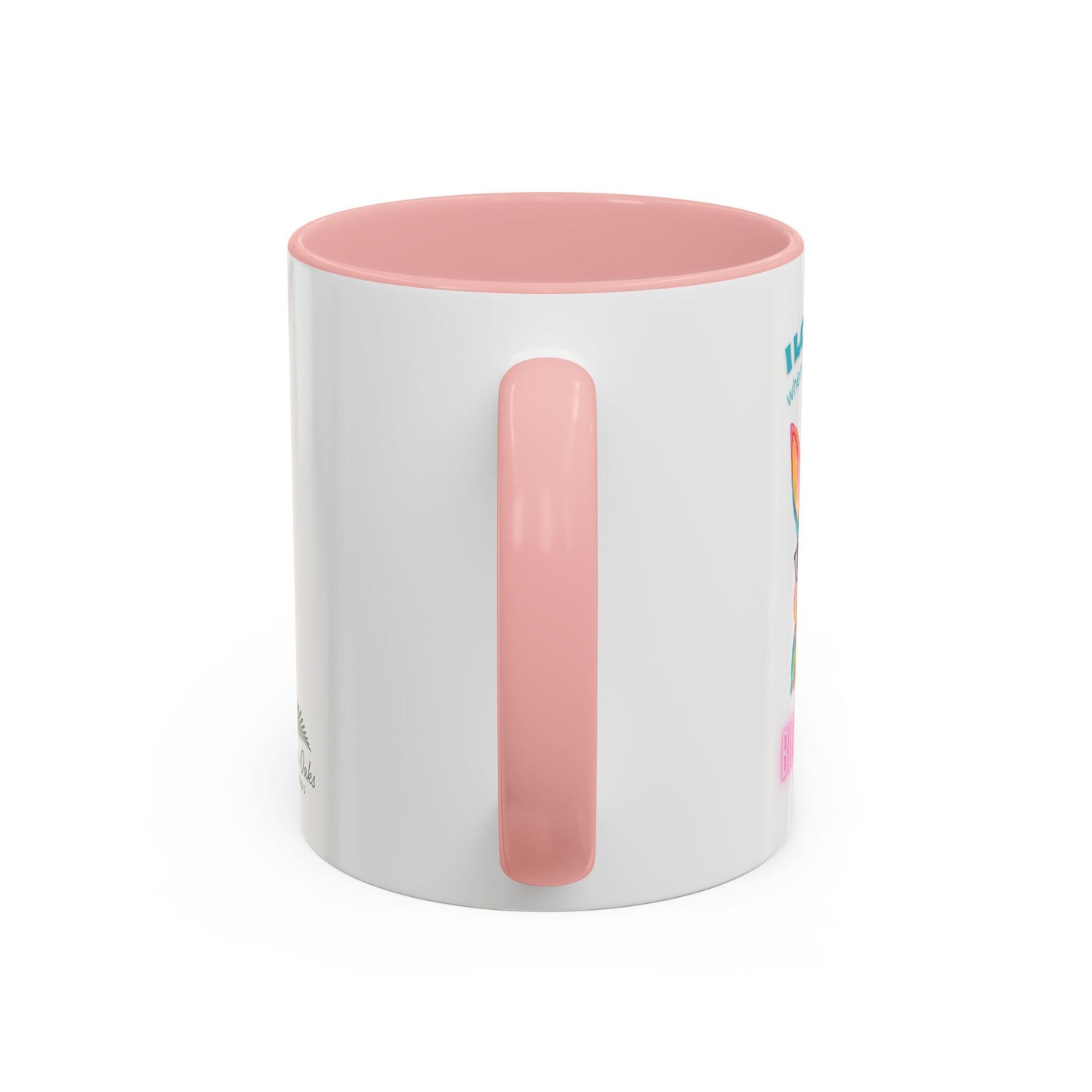 “I Love It When You Call Me Big Hoppa” Easter Bunny Ceramic Coffee Accent Color Mug (11/15 oz)
