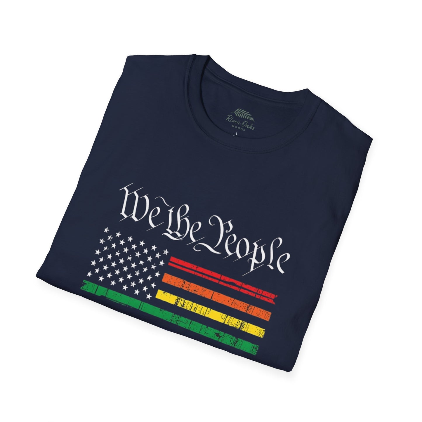 “We The People Means Everyone” Distressed T-Shirt — Rainbow Equality Pride Tee
