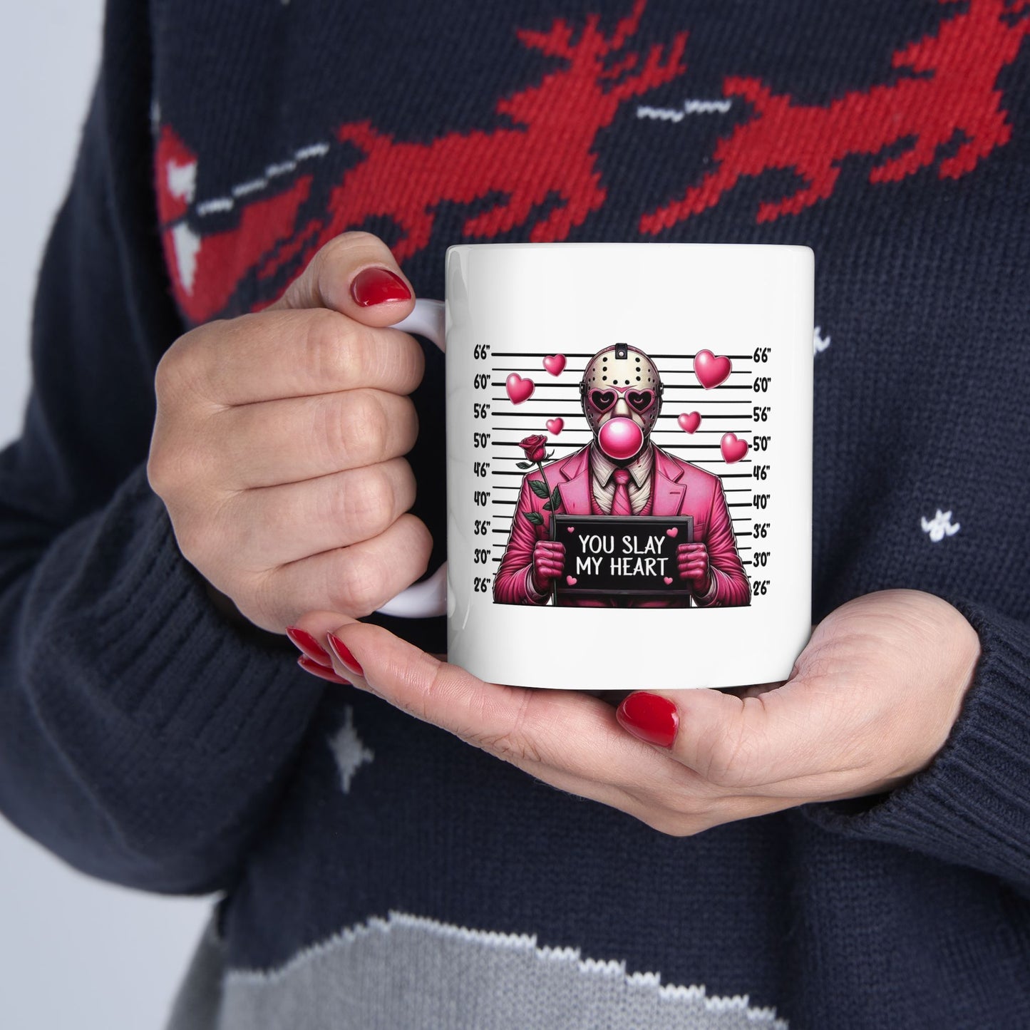 ‘You Slay My Heart’ Jason Ceramic Mug