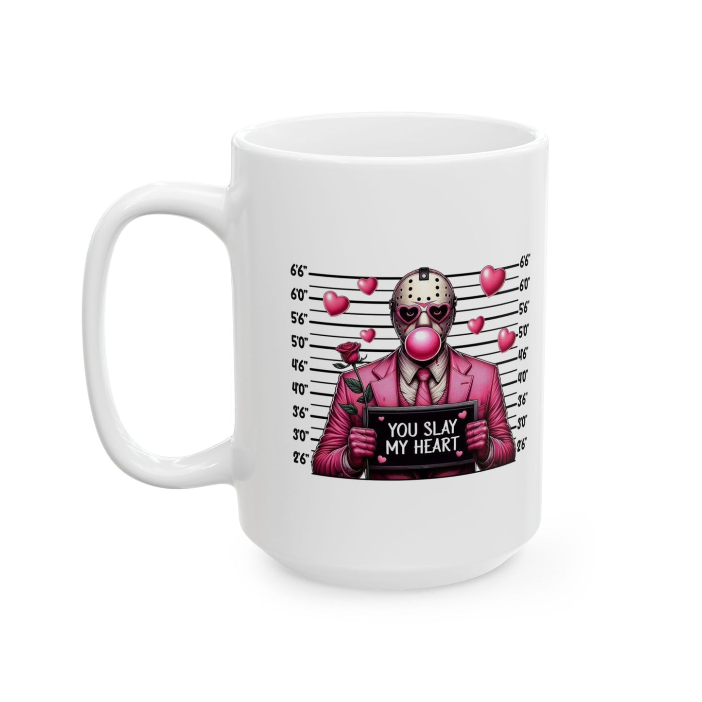 ‘You Slay My Heart’ Jason Ceramic Mug