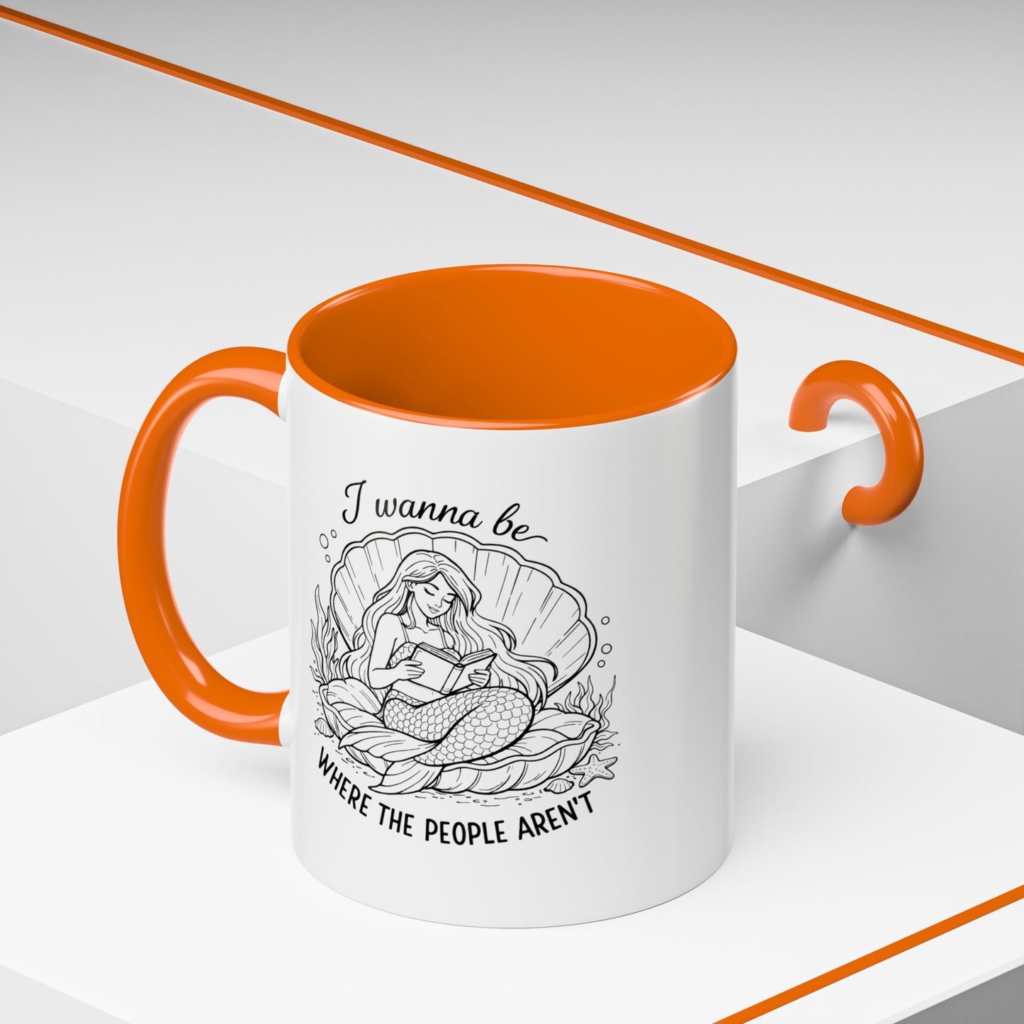 I Wanna Be Where The People Aren’t Accent Coffee Cup (11/15oz)