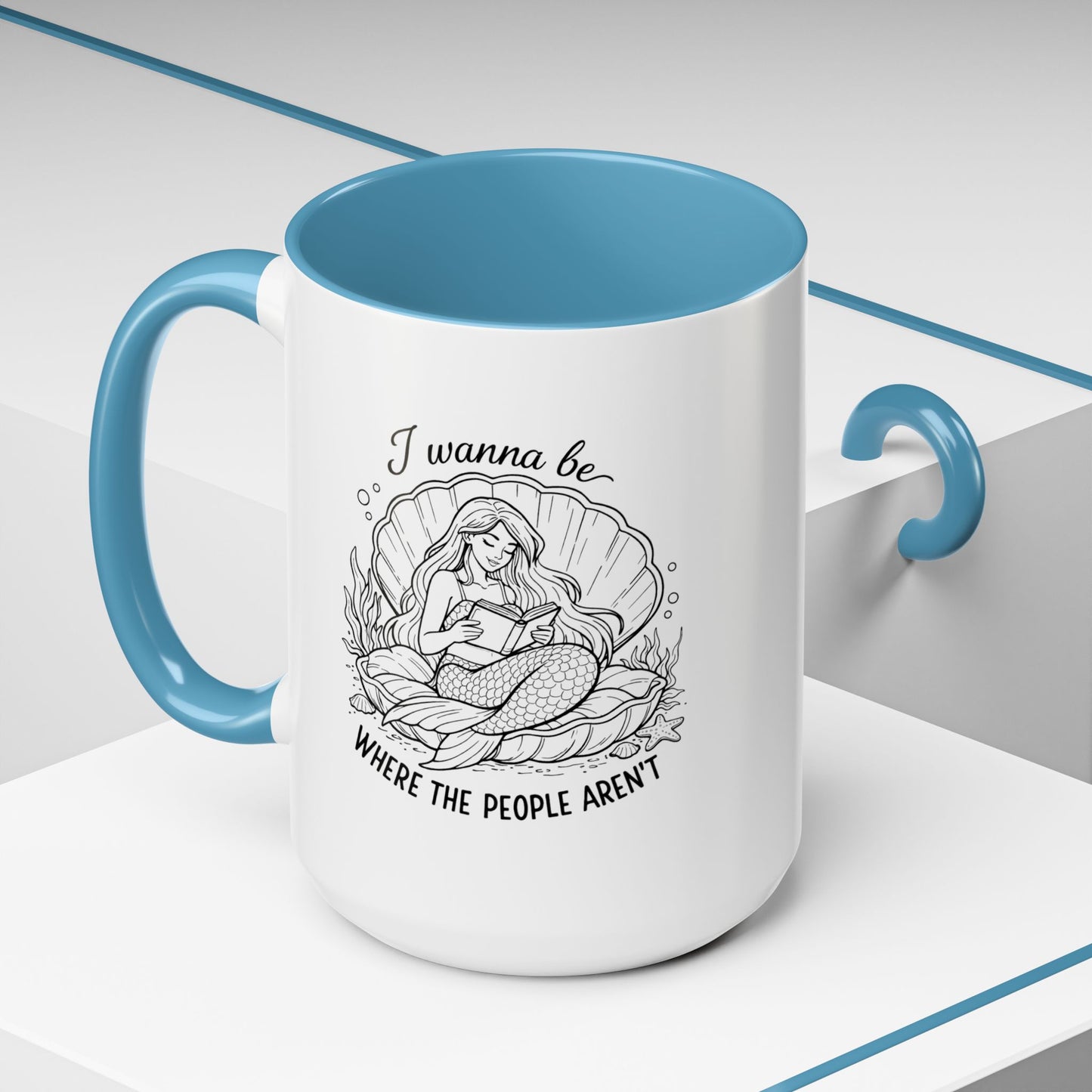 I Wanna Be Where The People Aren’t Accent Coffee Cup (11/15oz)