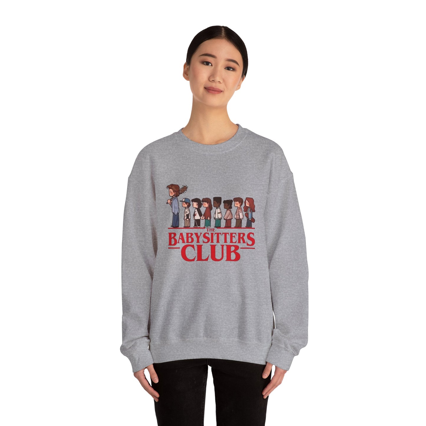 Stranger Things Babysitter’s Club Illustration Unisex Heavy Blend™ Crewneck Sweatshirt
