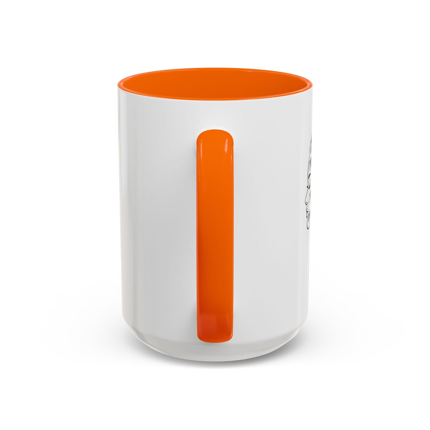 “Me, Myself and I” Line Pop Art Ceramic Accent Coffee Mug (11/15oz)