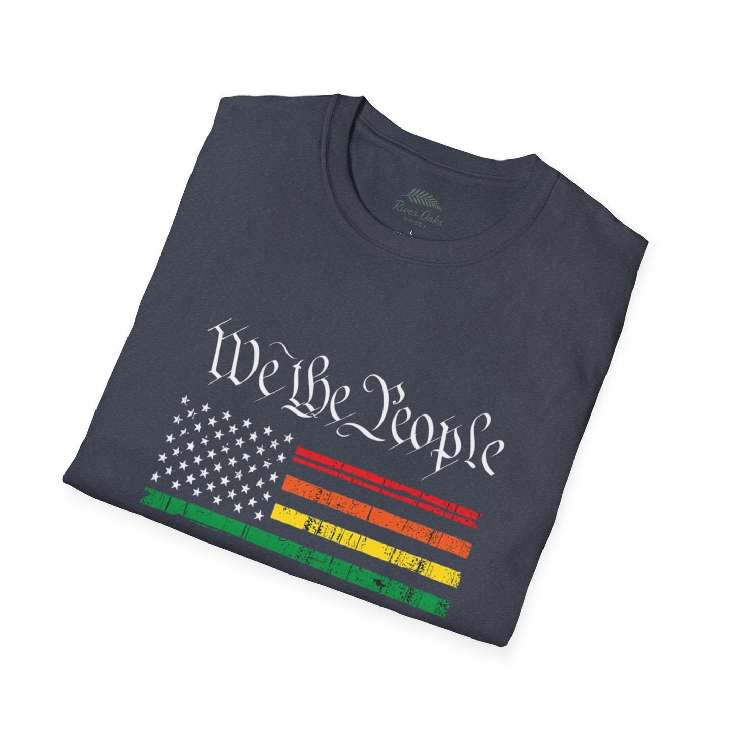 “We The People Means Everyone” Distressed T-Shirt — Rainbow Equality Pride Tee