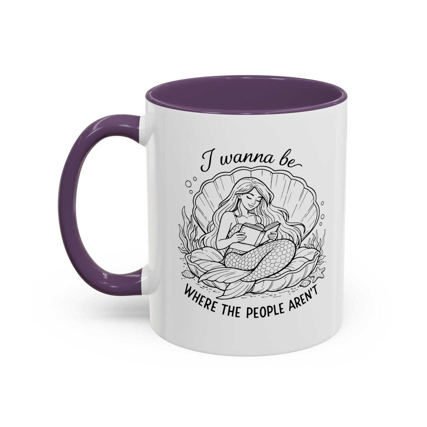 I Wanna Be Where The People Aren’t Accent Coffee Cup (11/15oz)