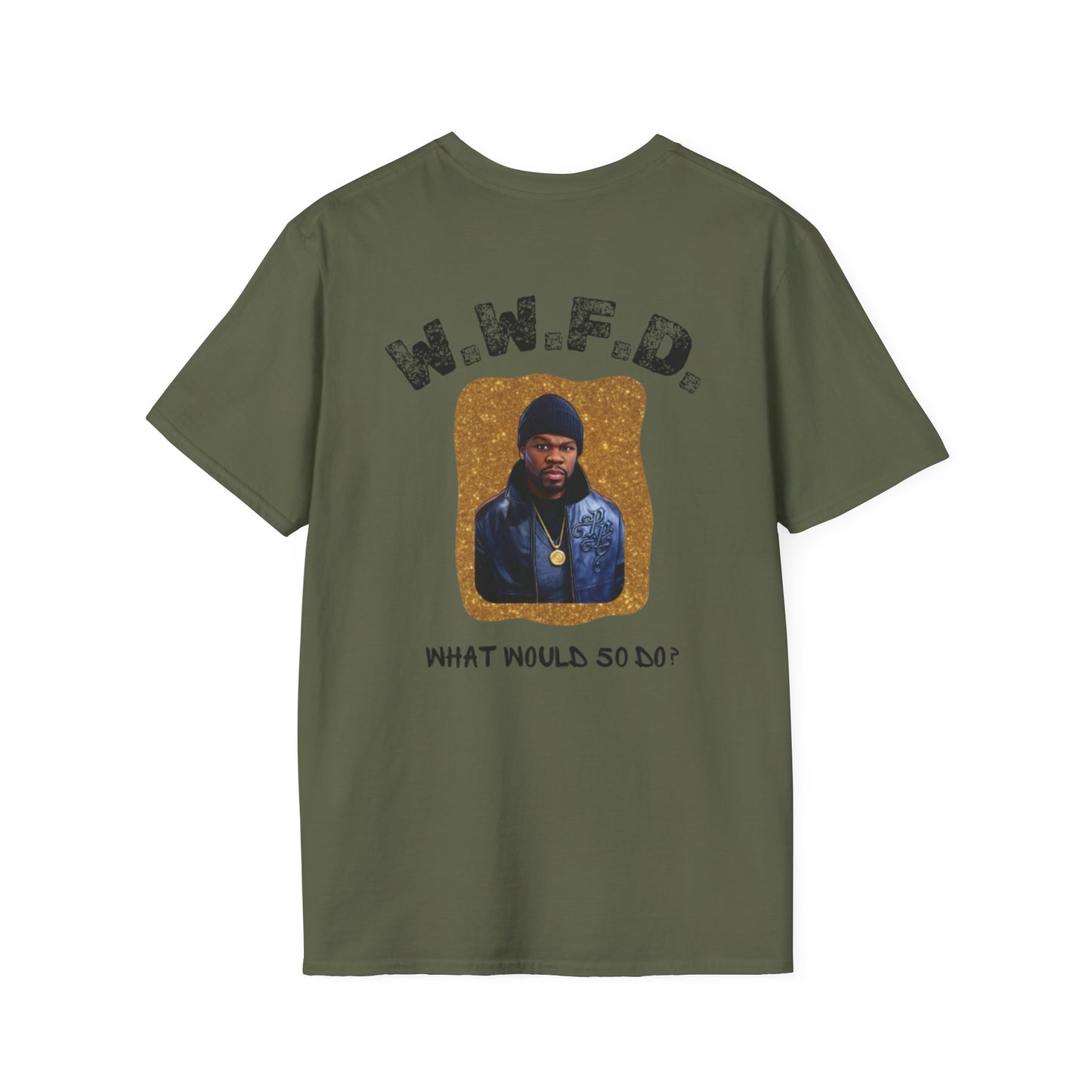 What Would 5O Do? (W.W.F.D.) T-Shirt — Vintage Portrait Graphic Tee
