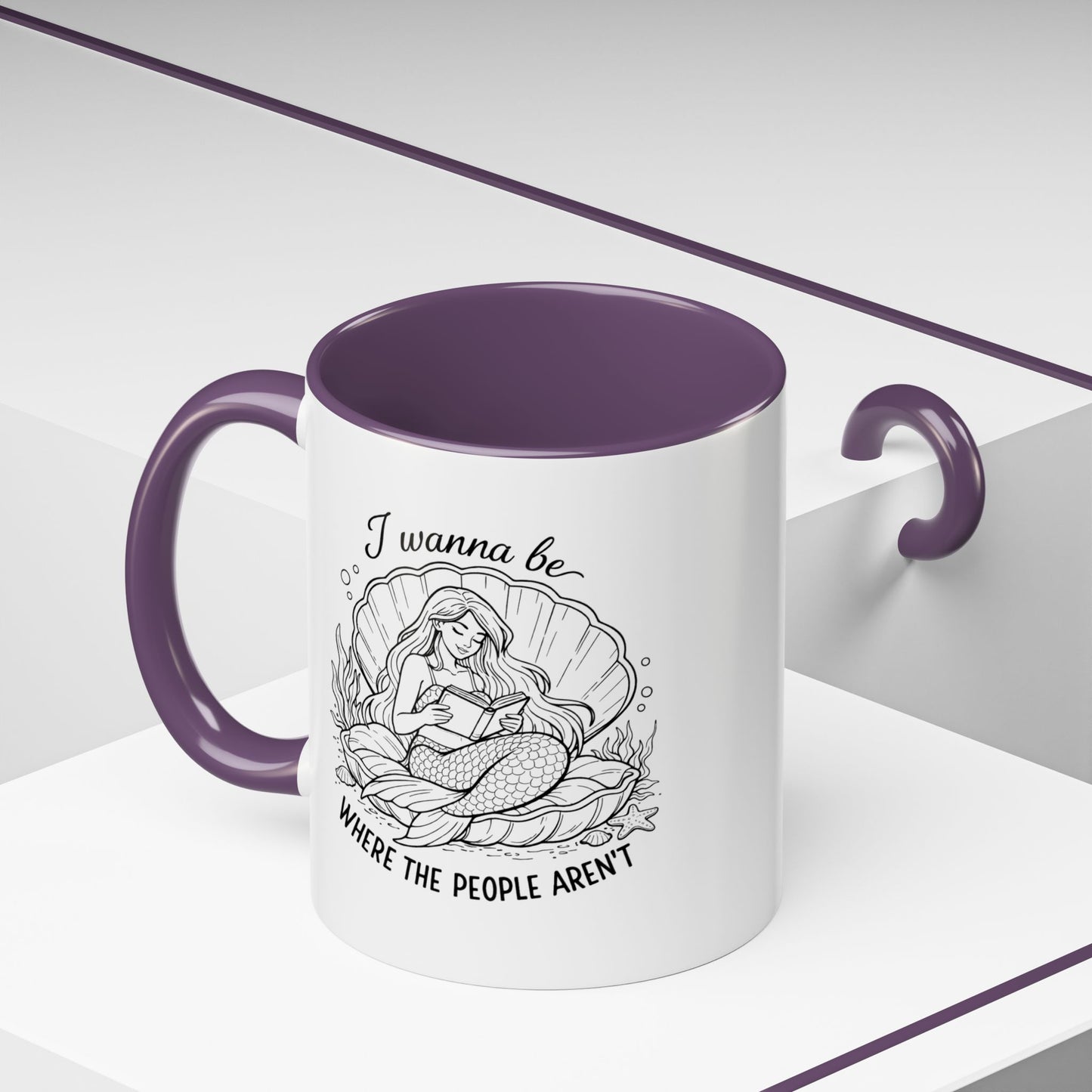 I Wanna Be Where The People Aren’t Accent Coffee Cup (11/15oz)