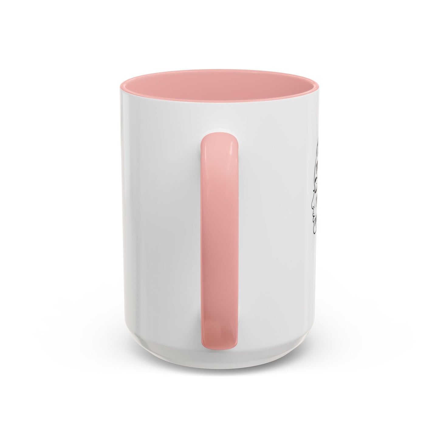 “Me, Myself and I” Line Pop Art Ceramic Accent Coffee Mug (11/15oz)