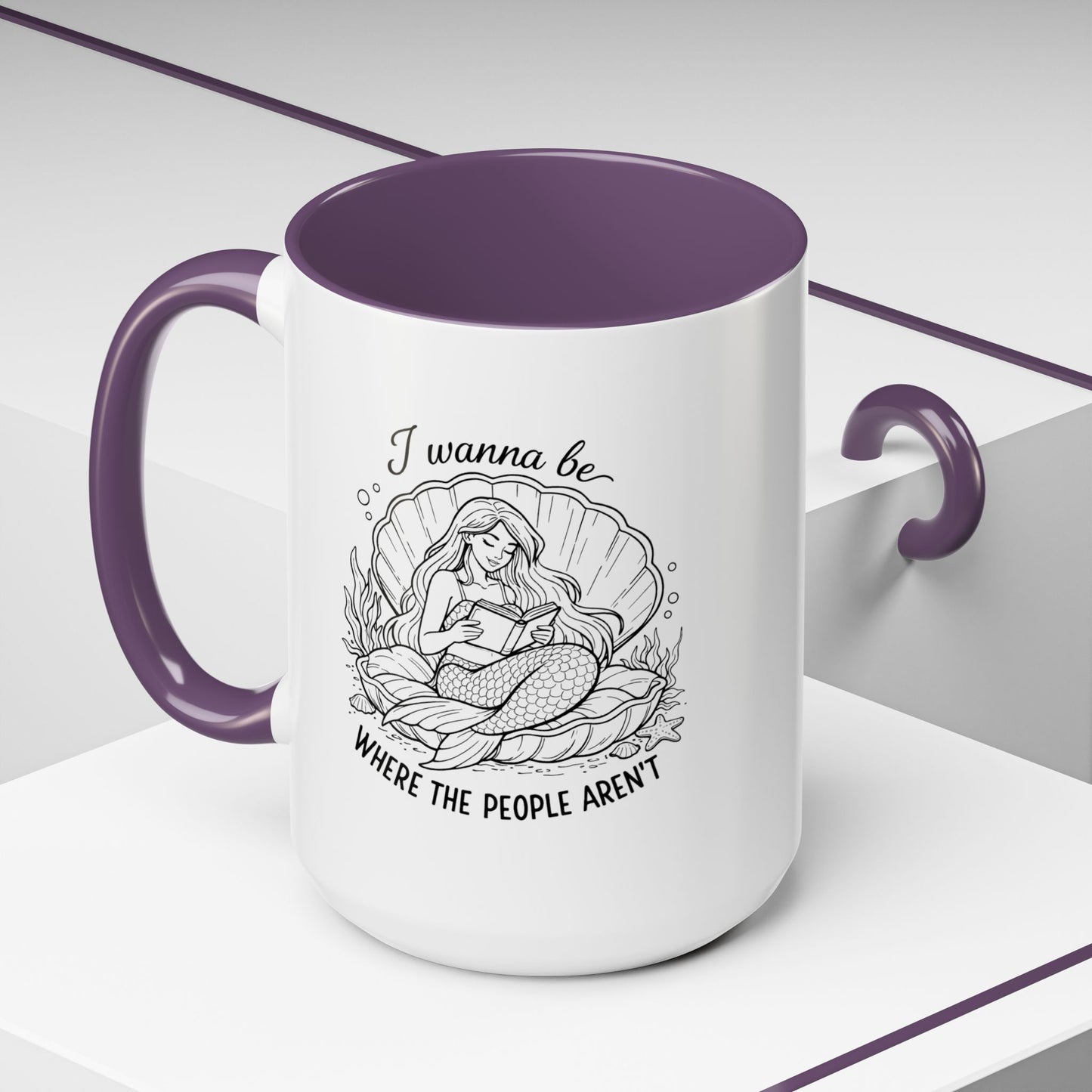 I Wanna Be Where The People Aren’t Accent Coffee Cup (11/15oz)