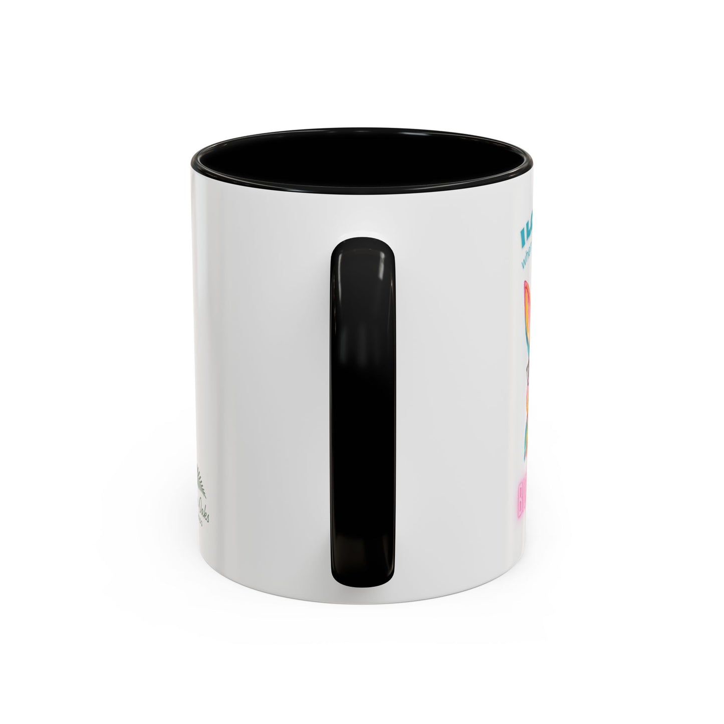 “I Love It When You Call Me Big Hoppa” Easter Bunny Ceramic Coffee Accent Color Mug (11/15 oz)