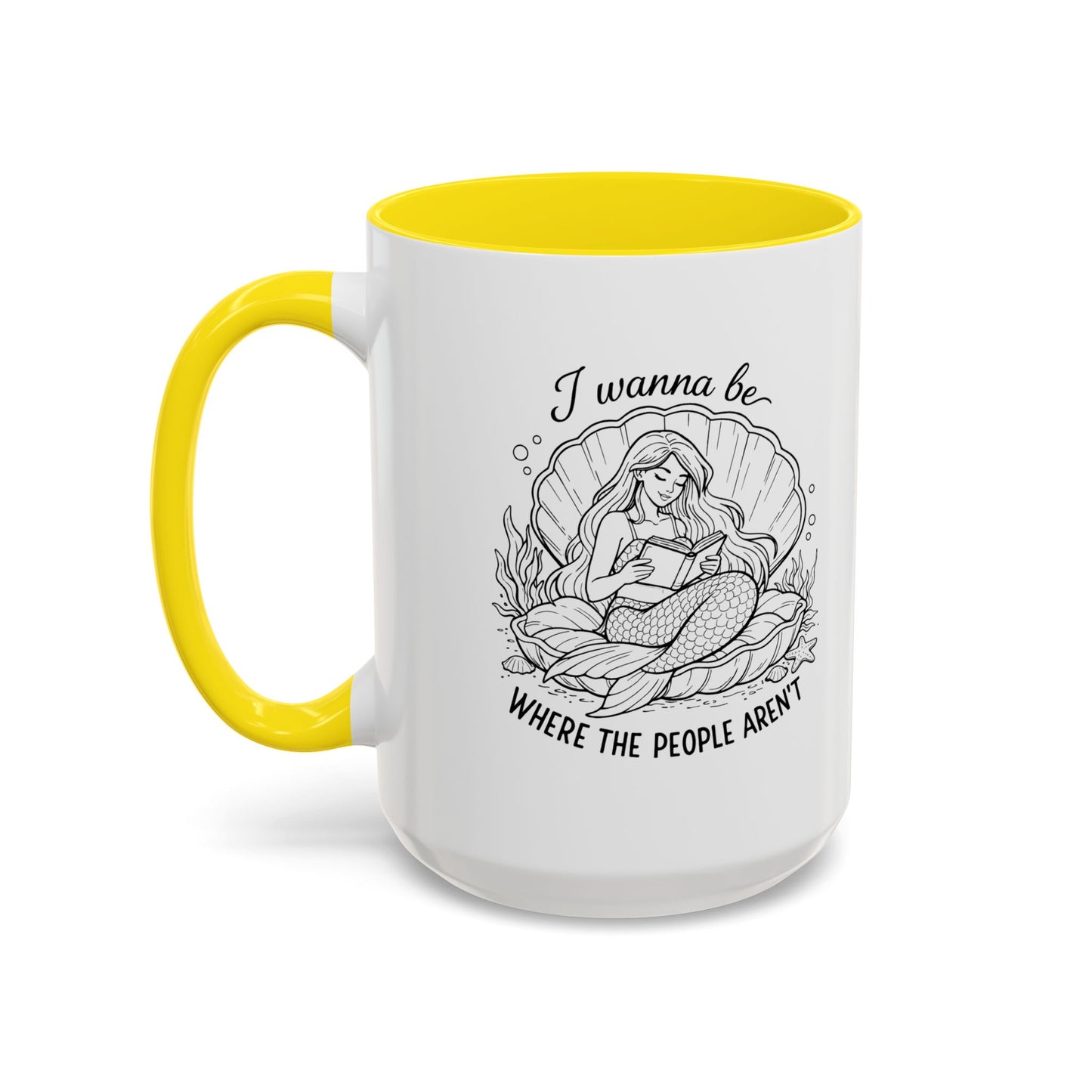 I Wanna Be Where The People Aren’t Accent Coffee Cup (11/15oz)