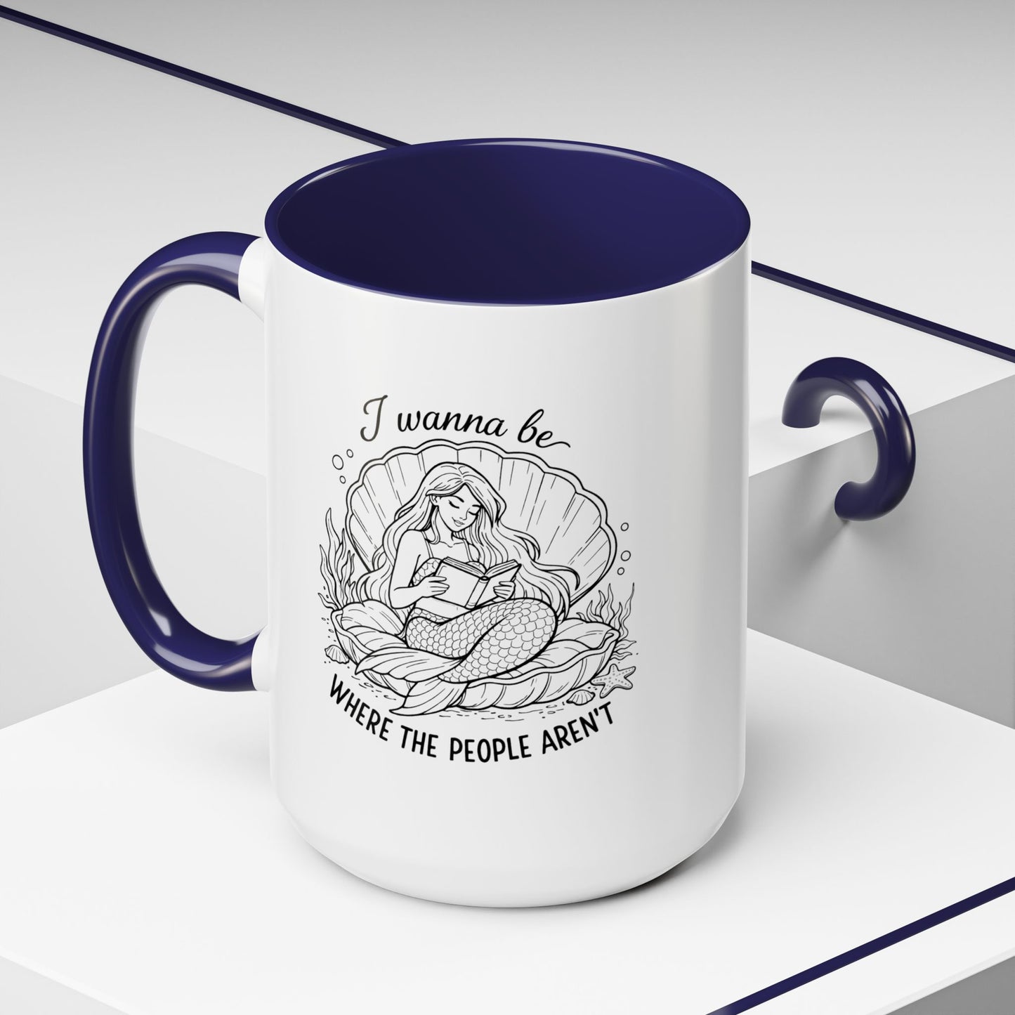 I Wanna Be Where The People Aren’t Accent Coffee Cup (11/15oz)